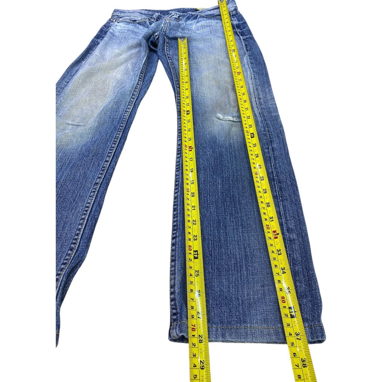 Japanese Brand Japanese Brand Faded Blue Wash Style Loose Jeans Size US 30 / EU 46 - 7 Thumbnail