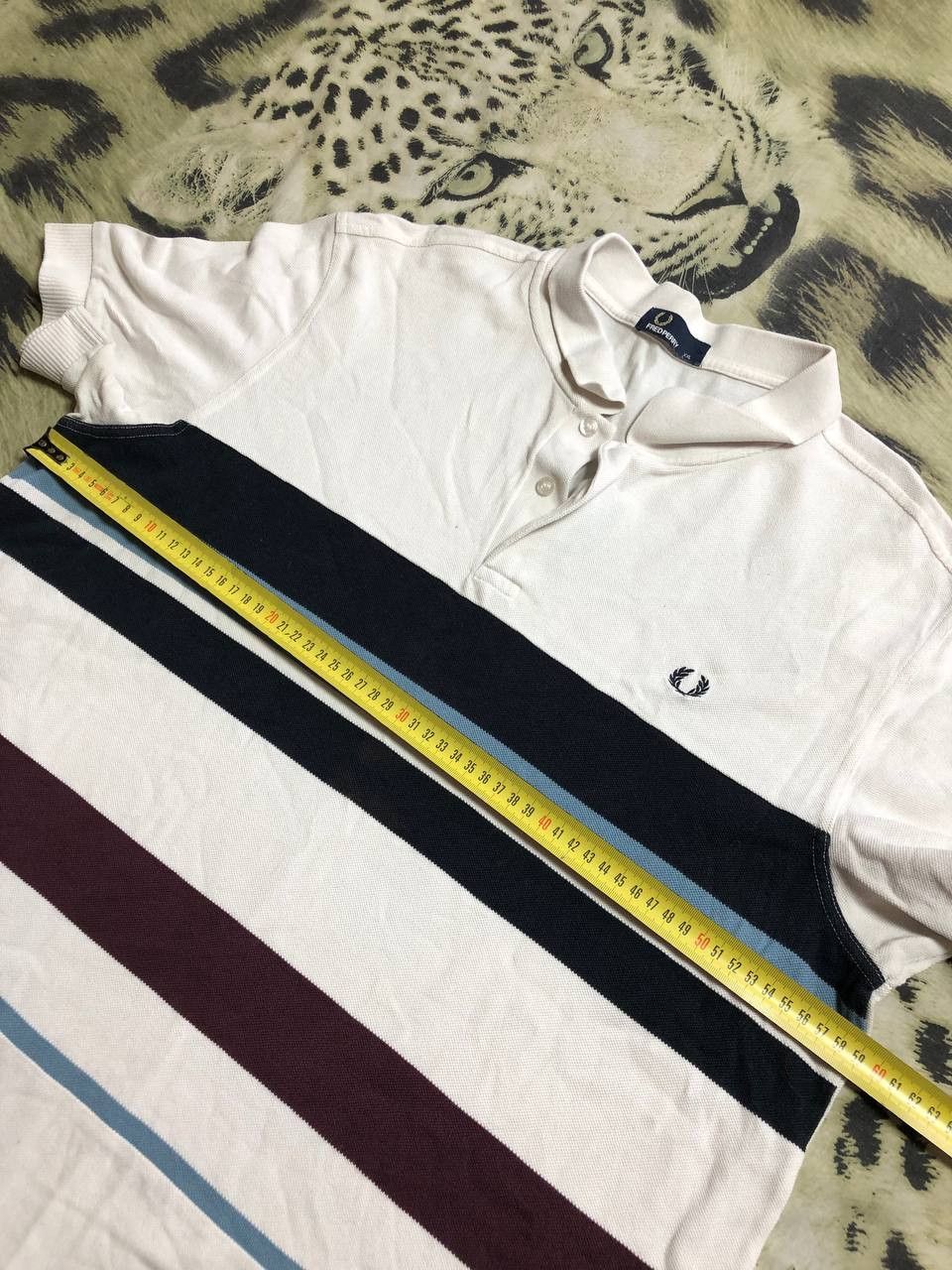 Fred Perry Fred Perry Striped Rare Polo Shirt CASUAL STREETWEAR Size US XXL / EU 58 / 5 - 10 Thumbnail