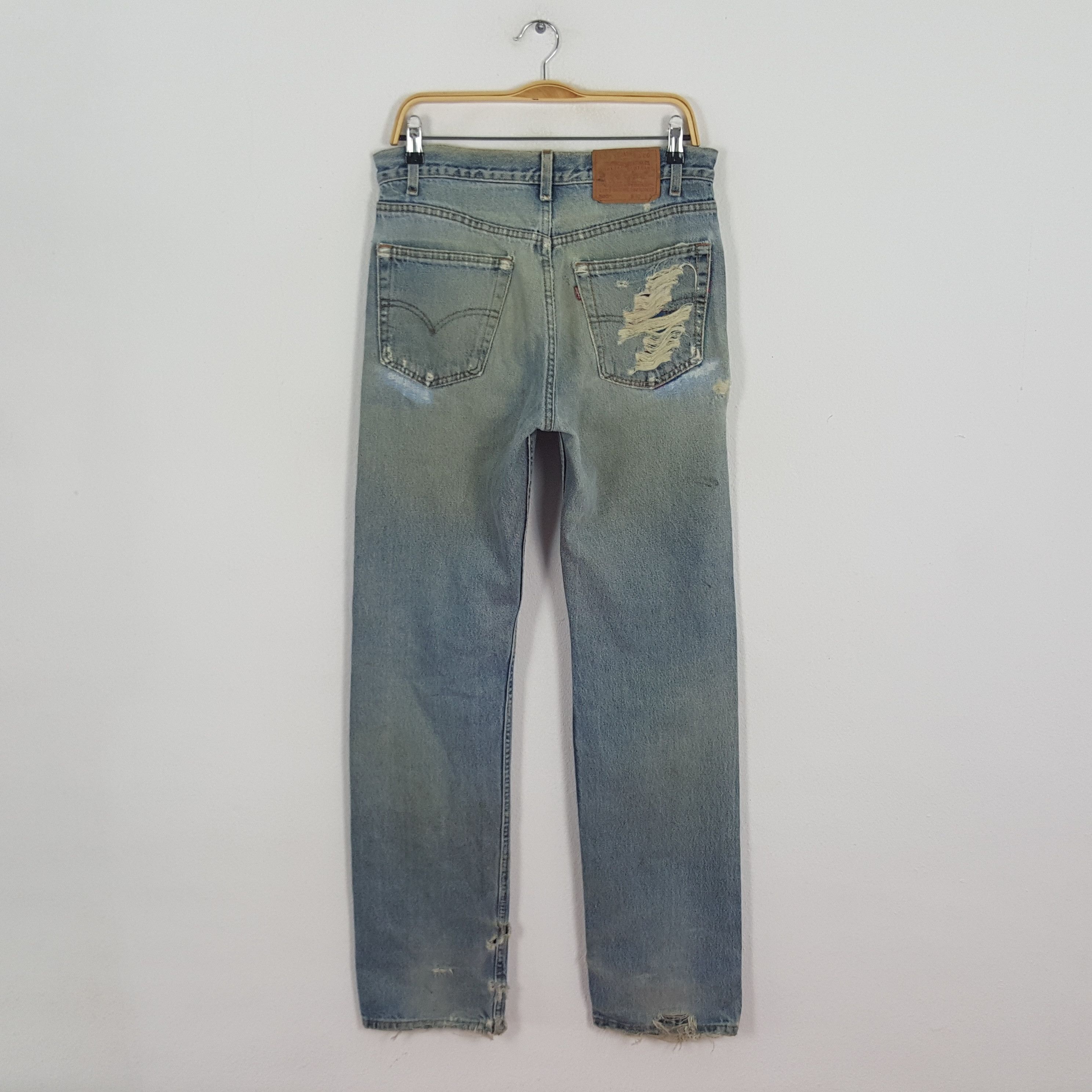 If Six Was Nine × Levi's × Vintage Vintage Levi's American Style Distressed Denim Jeans Size US 32 / EU 48 - 4 Thumbnail