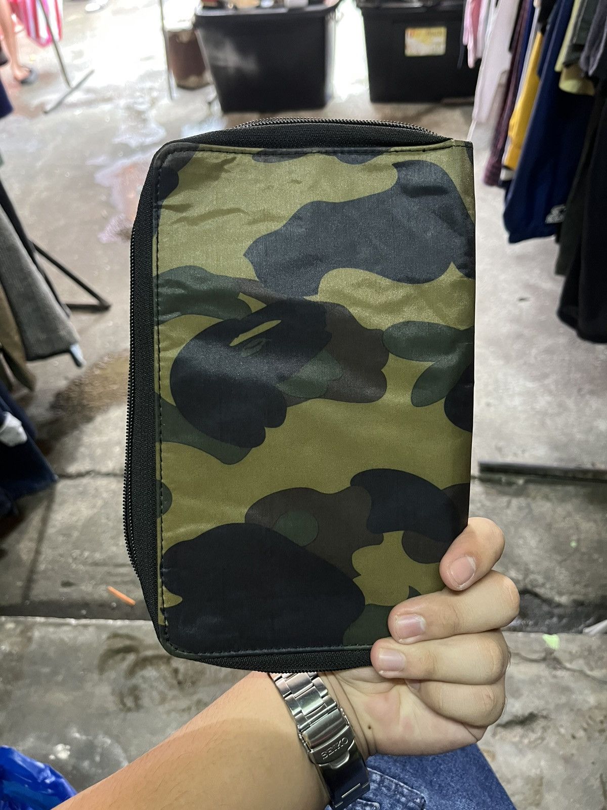 Bape 🔥 BAPE 1st Camo Organizer Pouch Size ONE SIZE - 2 Thumbnail