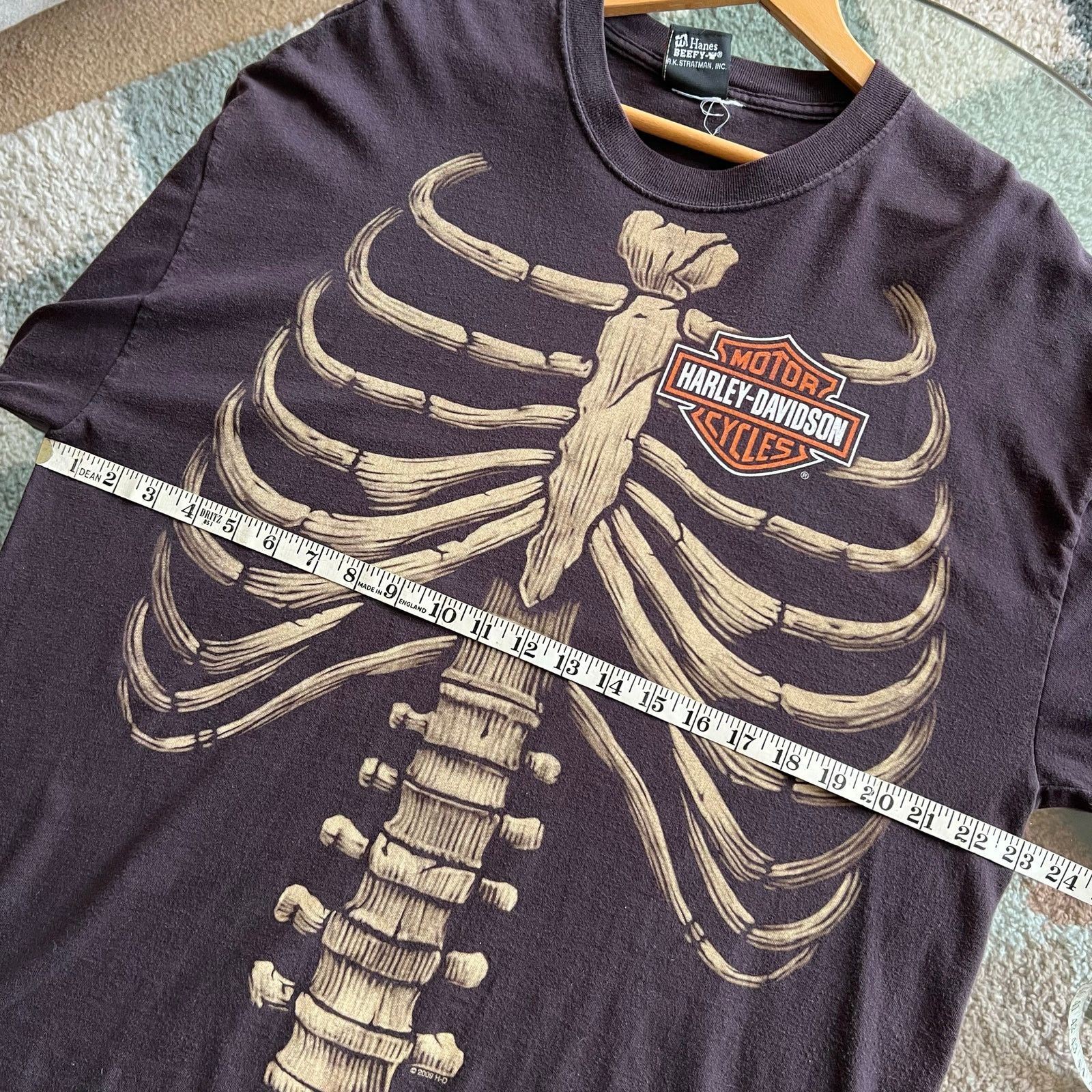 Harley Davidson Y2K Harley Davidson Skeleton L/S Shirt | Milwaukee | Size XL Size US XL / EU 56 / 4 - 9 Thumbnail