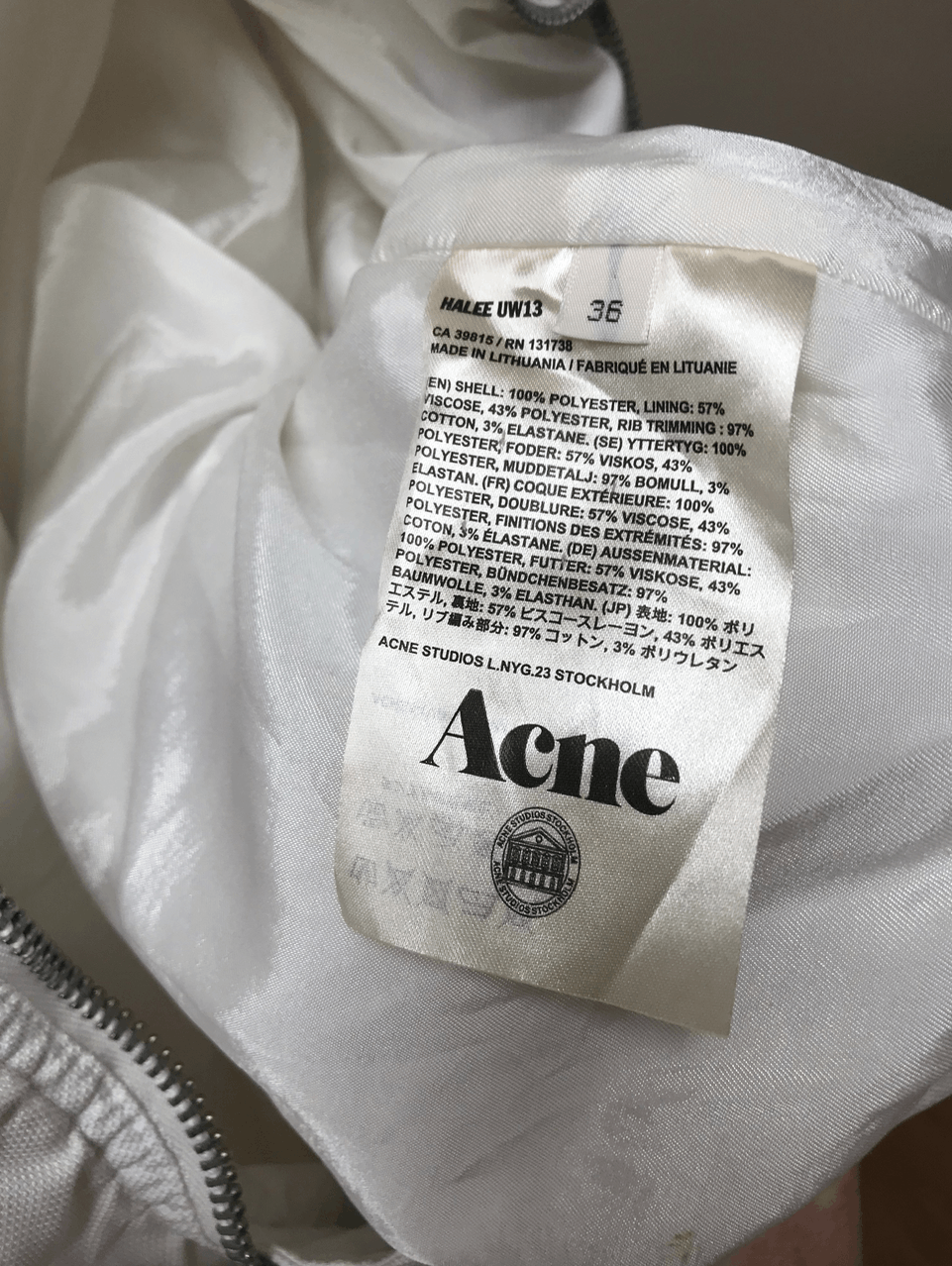 Acne Studios Halee Bomber Jacket Size XS / US 0-2 / IT 36-38 - 6 Thumbnail