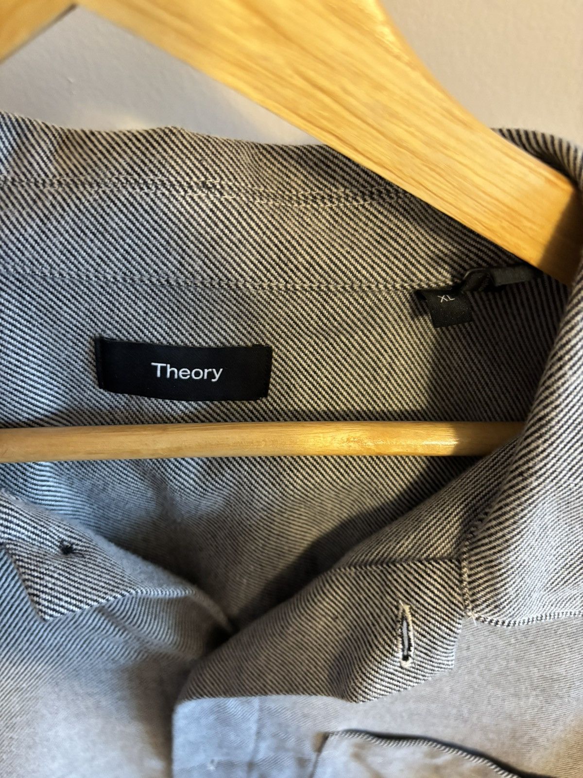 Theory Theory grey shirt Size US XL / EU 56 / 4 - 2 Thumbnail