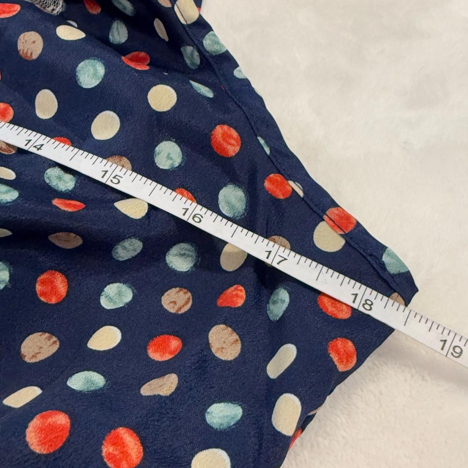 Other Dorothy USA Polka Dot Sleeveless Dress Lace semi sheer SZ LG Size L / US 10 / IT 46 - 9 Thumbnail