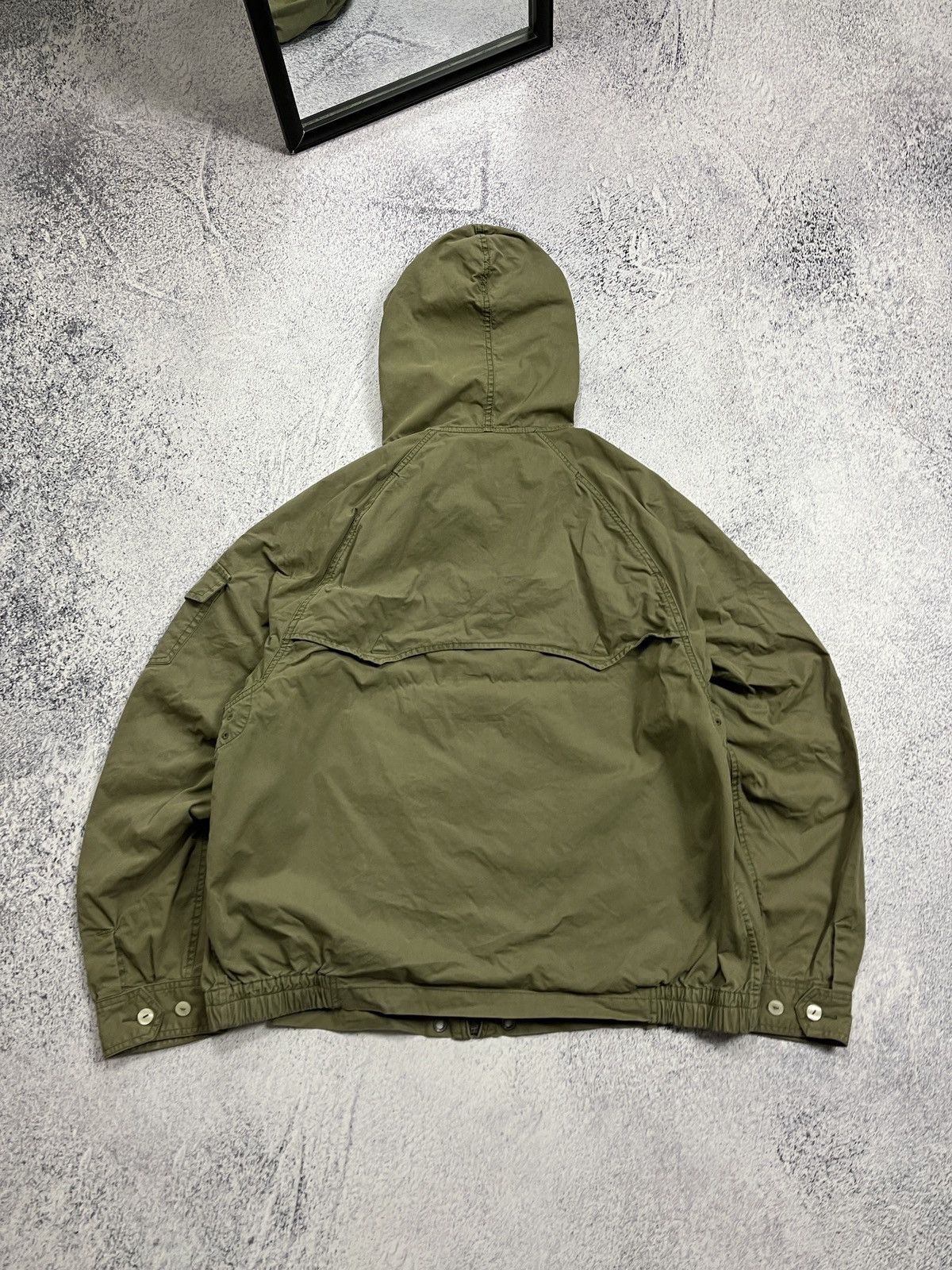 Polo Ralph Lauren Vintage Polo Ralph Lauren Hooded Bomber Jacket Military Y2k Size US XL / EU 56 / 4 - 11 Thumbnail