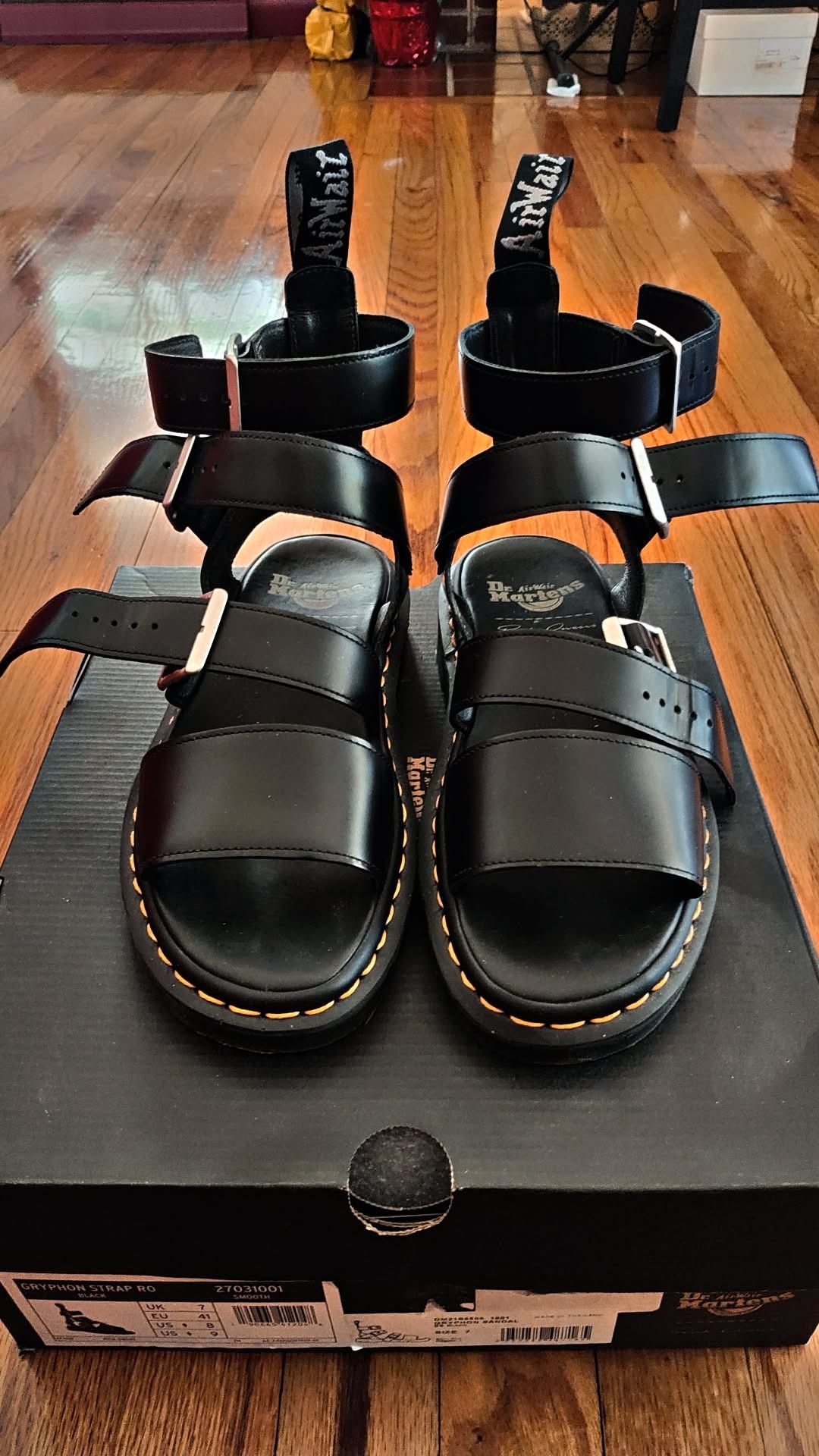 Dr. Martens × Rick Owens Rick Owens x Dr. Martens Gryphon Gladiator Sandals Size US 8 / EU 41 - 1 Thumbnail