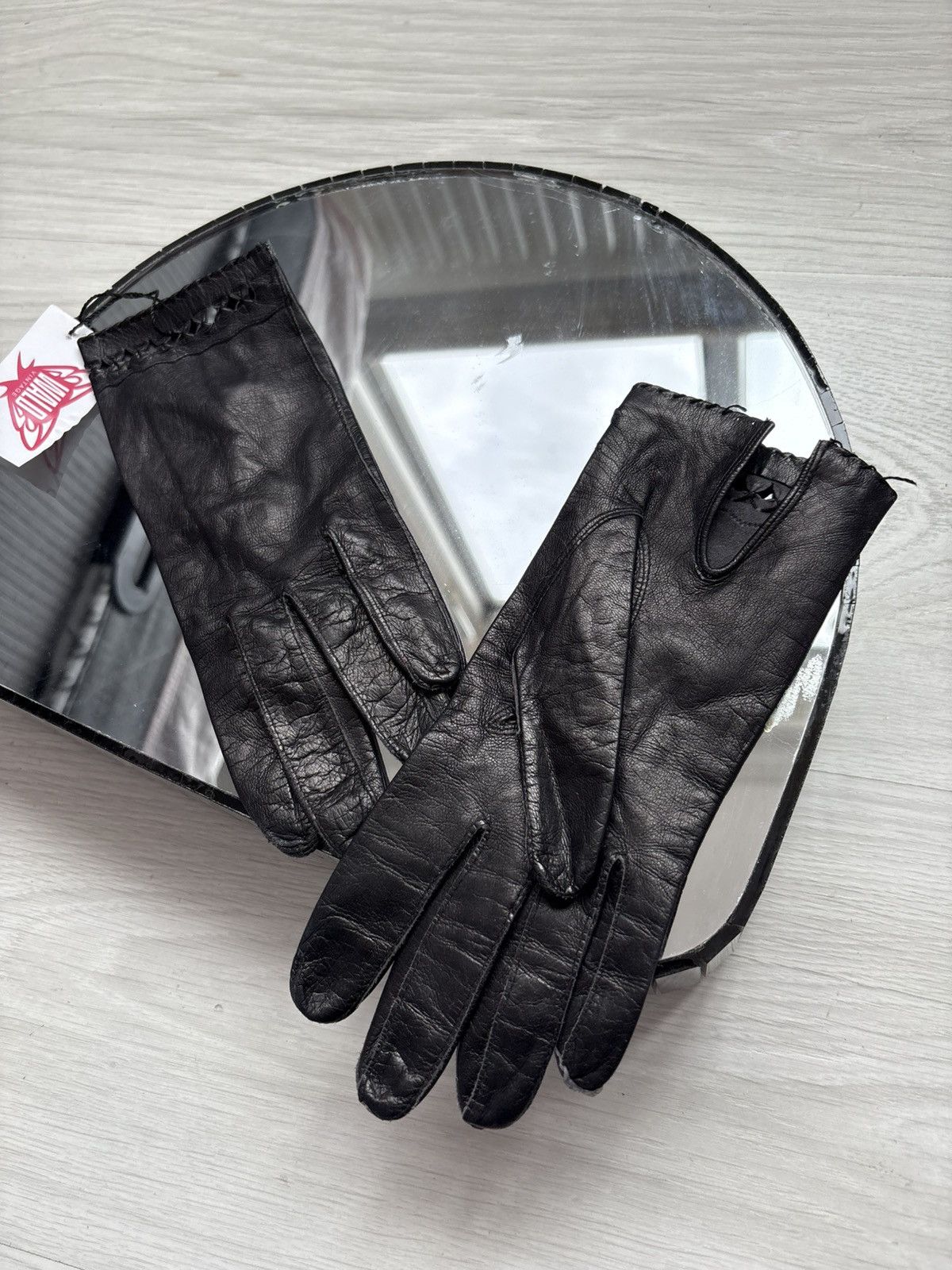 Vintage Vintage leather gloves Size ONE SIZE - 7 Thumbnail