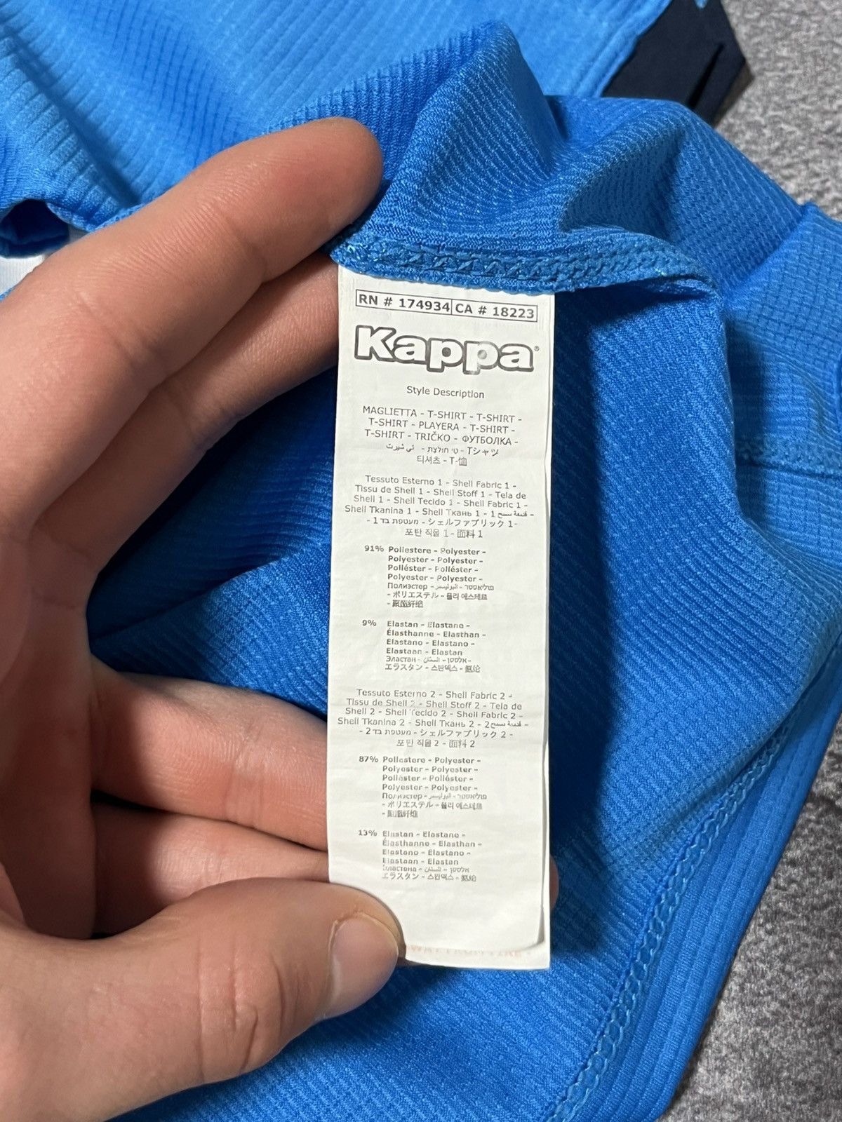 Kappa Kappa Napoli 2019-2020 Kombat Pro Soccer Jersey Shirt Size US M / EU 48-50 / 2 - 8 Thumbnail