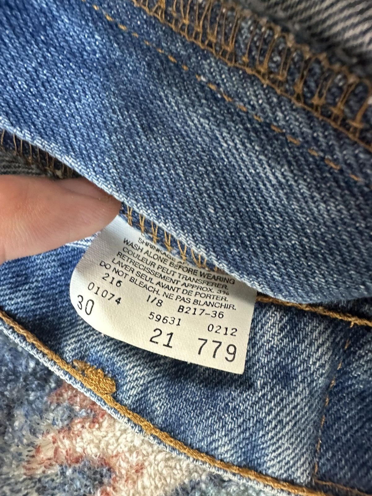 Levi's Vintage 90s Levi’s 631 Orange Tab Mid Wash Blue Jeans Size US 28 / EU 44 - 4 Thumbnail