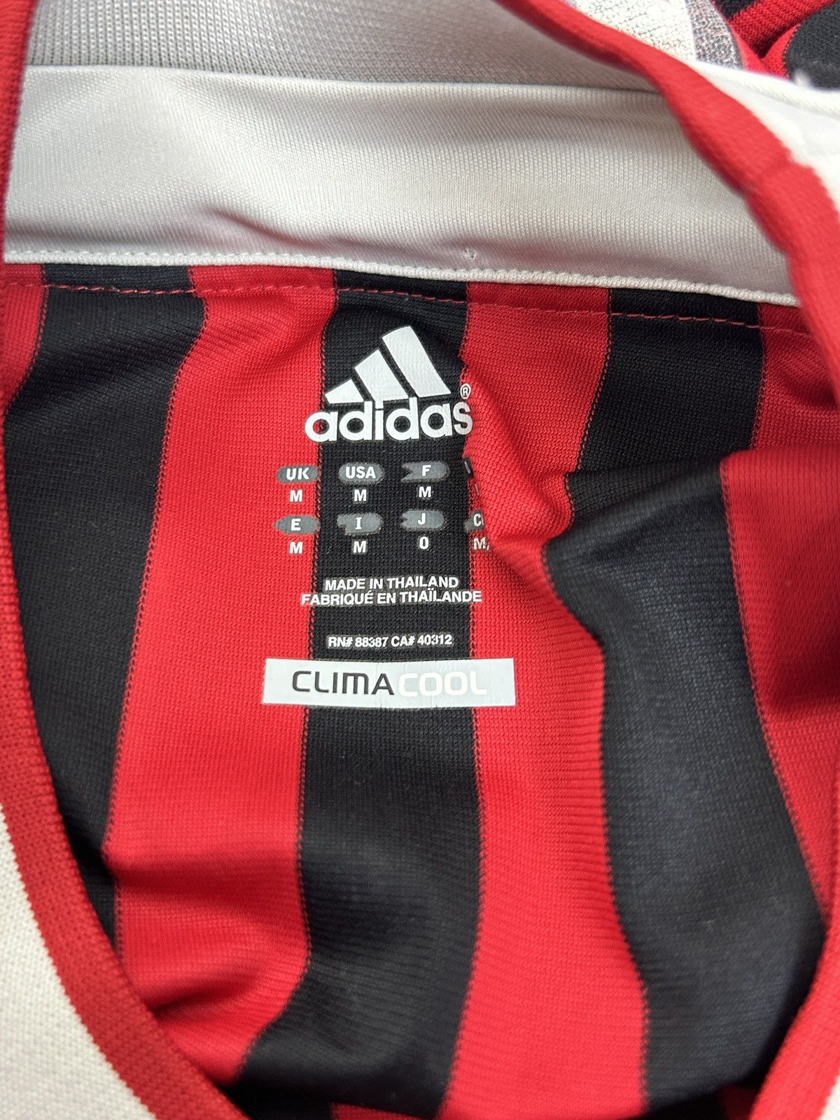 Adidas Adidas AC Milan 2011/12 #11 Zlatan Ibrahimovic Signed Jersey Size US M / EU 48-50 / 2 - 10 Thumbnail