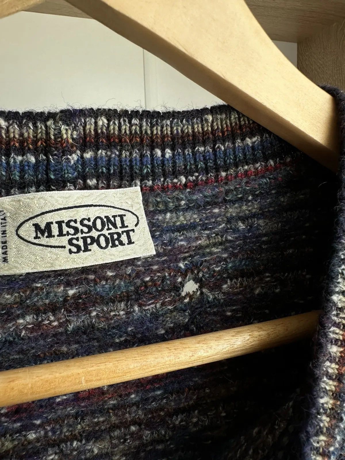 Missoni × Vintage Vintage Missoni Sport Multicolour Wool Knit Sweater Size US S / EU 44-46 / 1 - 12 Thumbnail