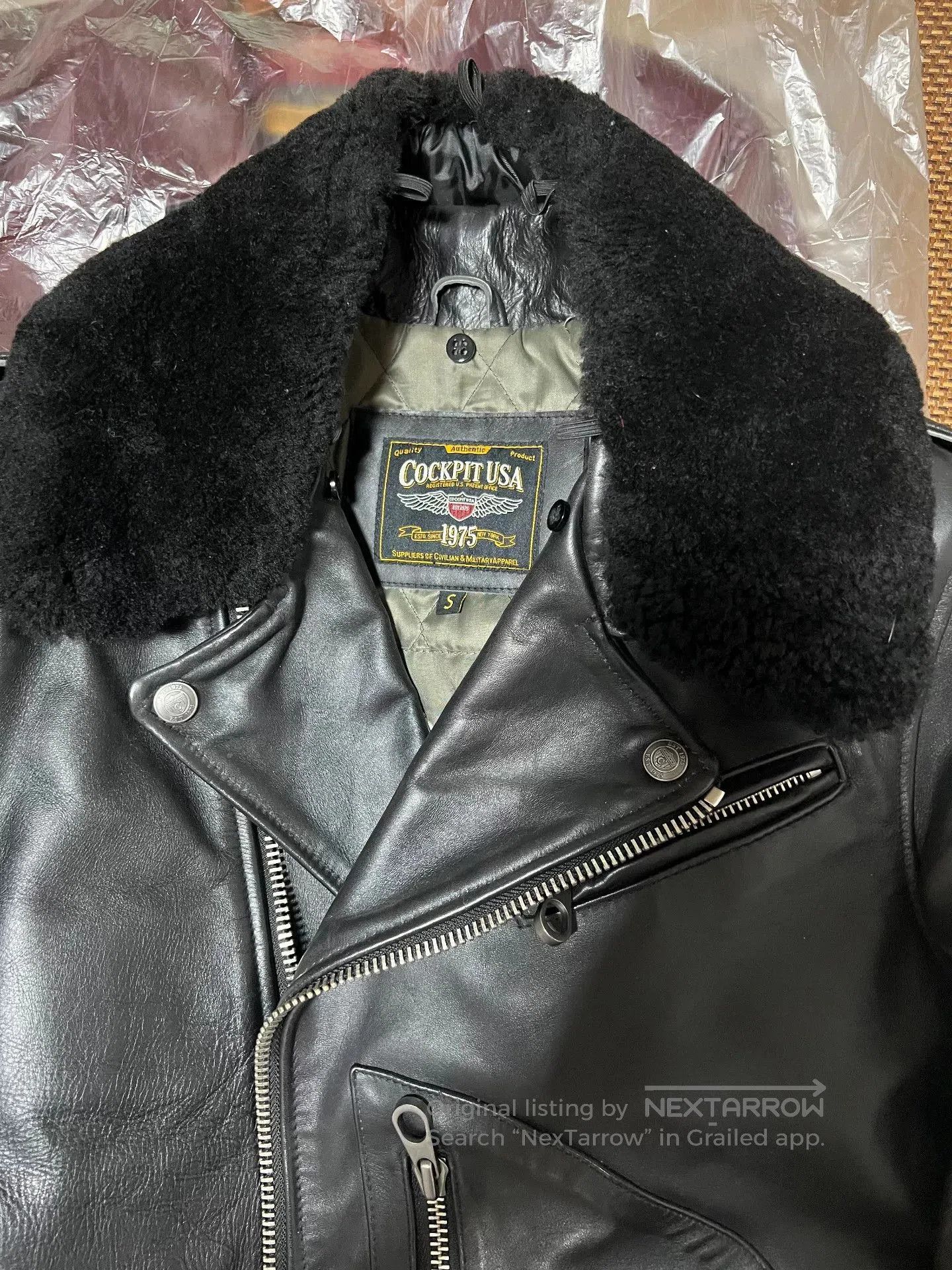 Cockpit USA COCKPIT American Horsehide Leather Jacket. Size US S / EU 44-46 / 1 - 2 Thumbnail