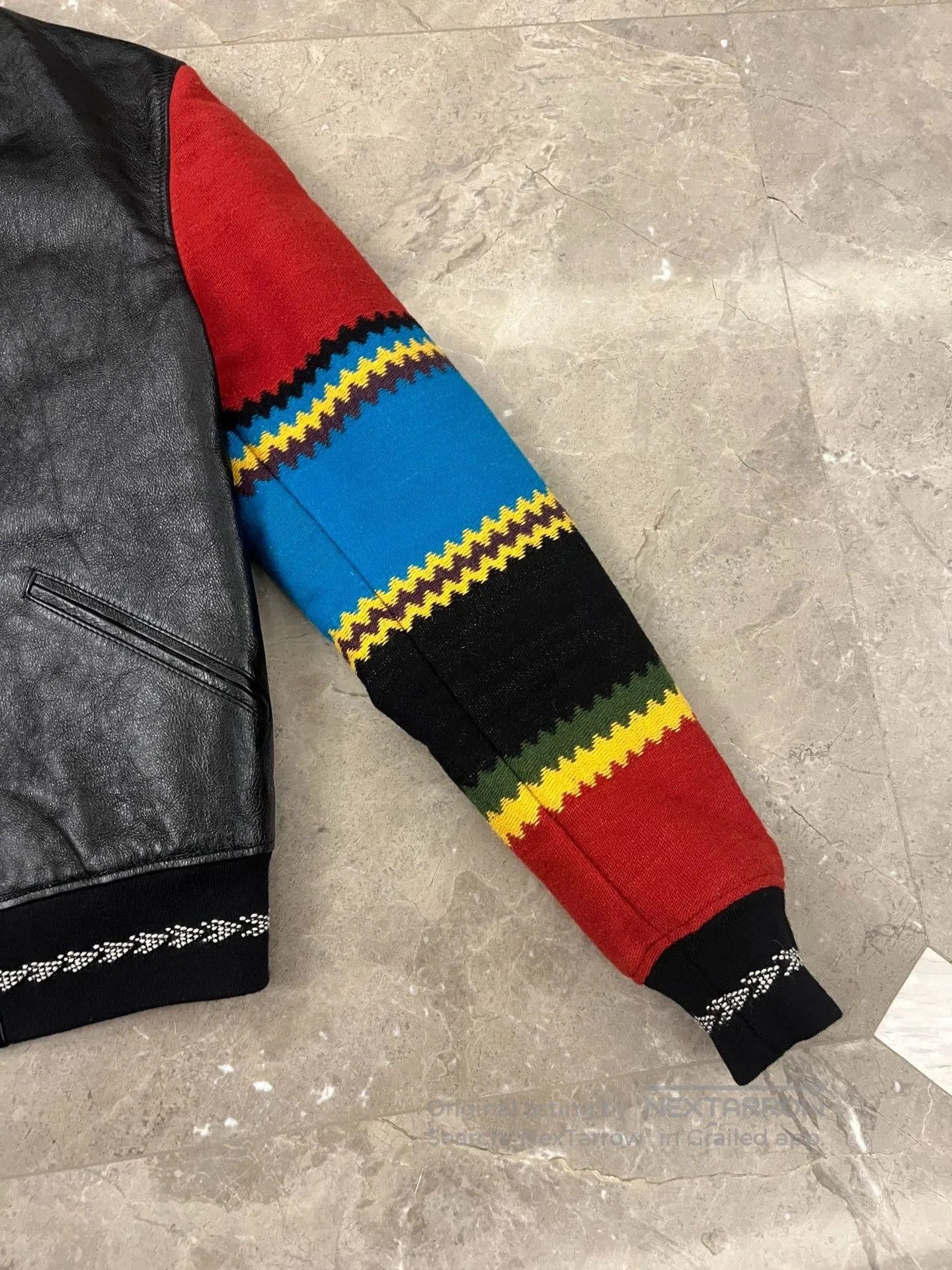 Saint Laurent Paris Saint Laurent Black Red Leather Jacket. Size US M / EU 48-50 / 2 - 3 Thumbnail