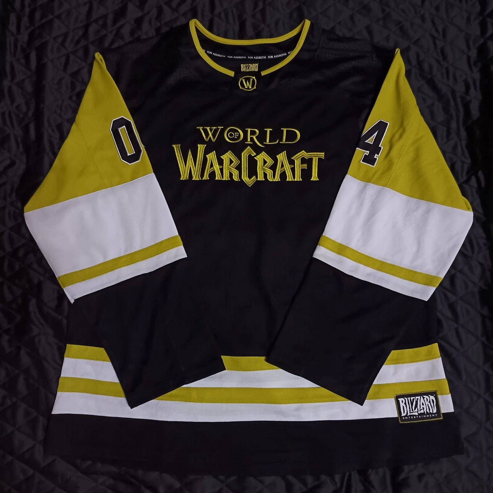 Vintage Share Blizzard World of Warcraft Azeroth Hockey Jersey Size US XXL / EU 58 / 5 - 1 Thumbnail