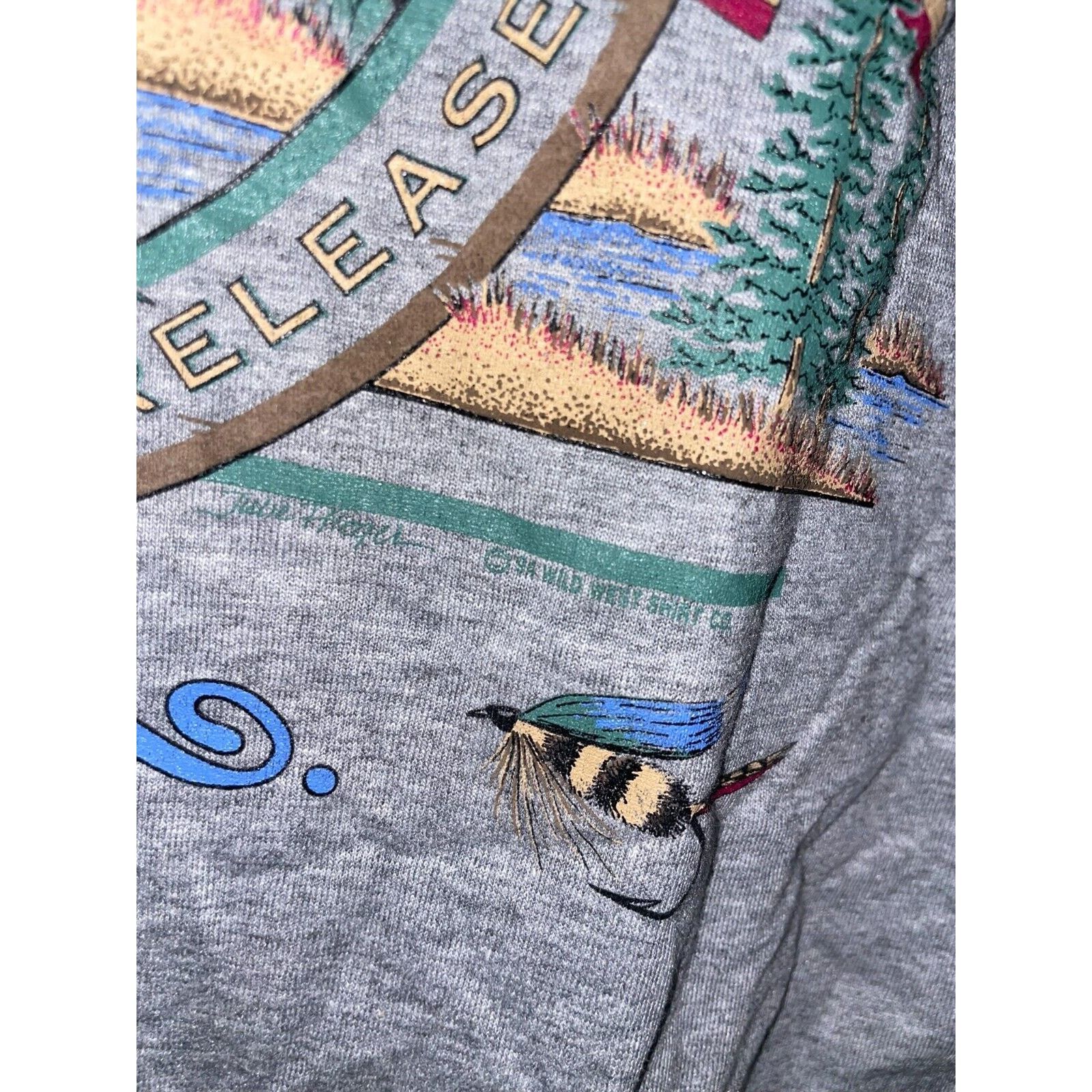Jerzees Vintage Utah Shirt The Last Best Place Mountain Tee Tee 90s Size US M / EU 48-50 / 2 - 10 Thumbnail