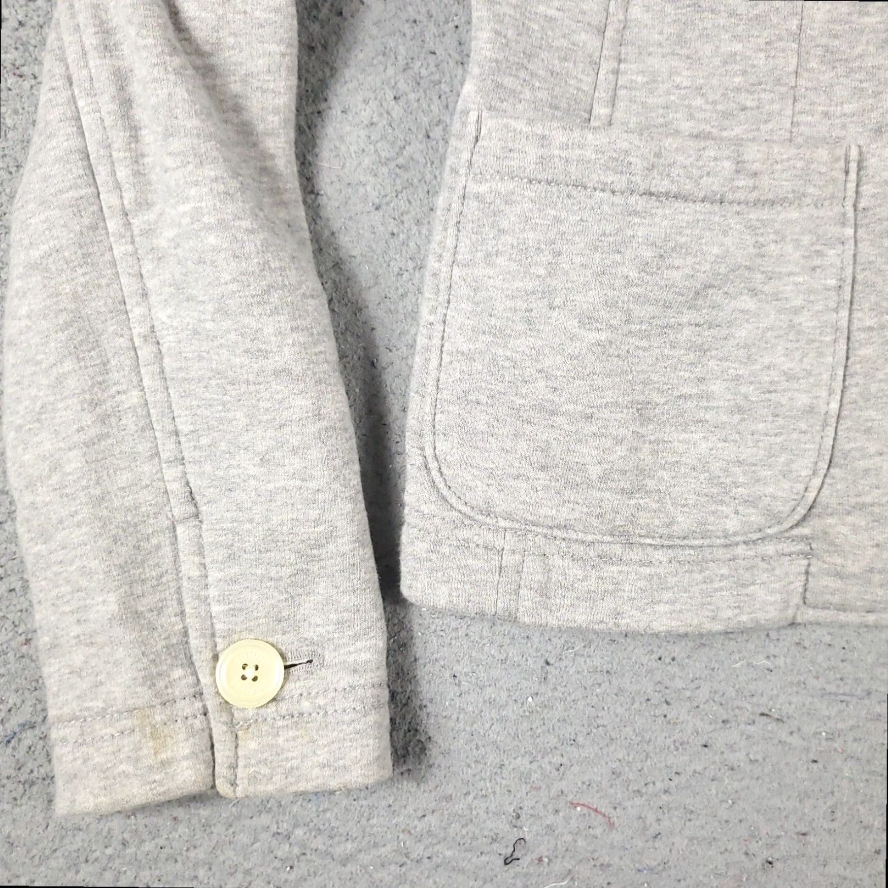 Tommy Hilfiger Tommy Hilfiger Blazer Women's Medium Gray Single Breasted Cotton Size M / US 6-8 / IT 42-44 - 3 Thumbnail