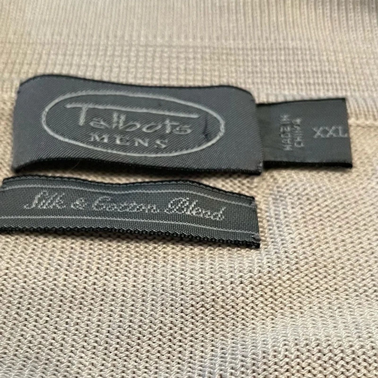 The Unbranded Brand Talbots menswear silk blend top, size XXL Size US XXL / EU 58 / 5 - 2 Thumbnail