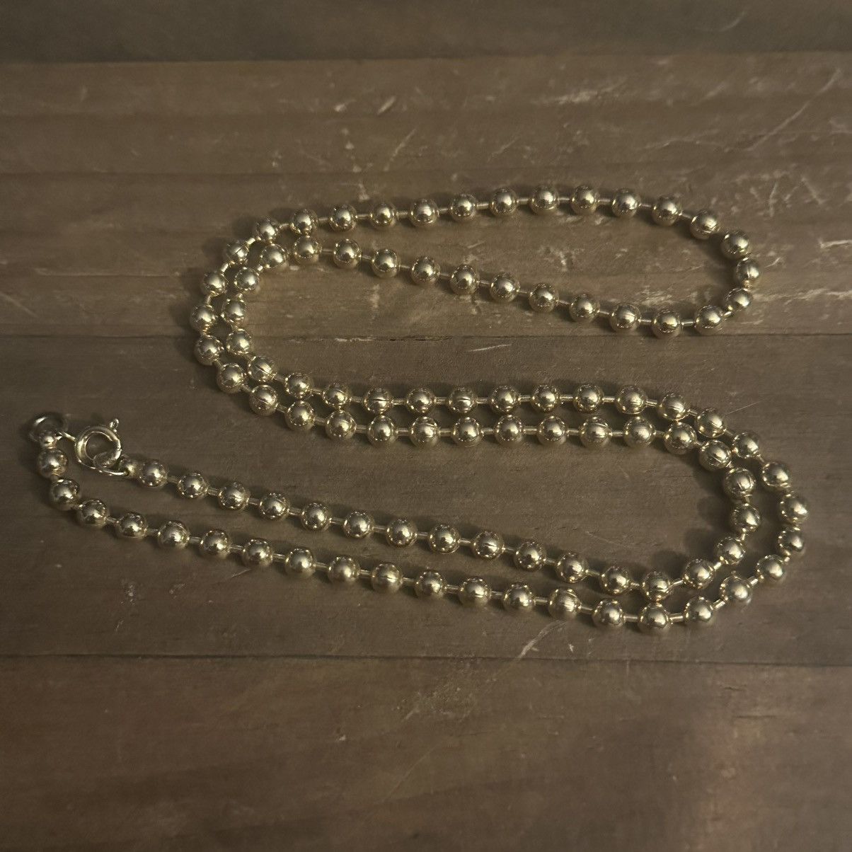Vintage Vintage gold tone ball chain necklace Size ONE SIZE - 2 Thumbnail