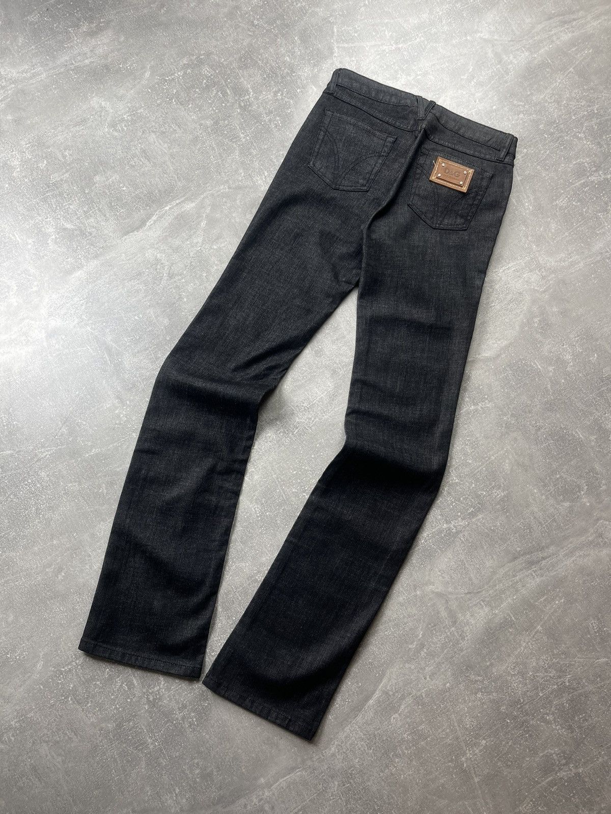 Dolce & Gabbana Vintage D&G Dolce & Gabbana Slimmy Jeans Y2K Black Denim Size 27" / US 4 / IT 40 - 1 Thumbnail