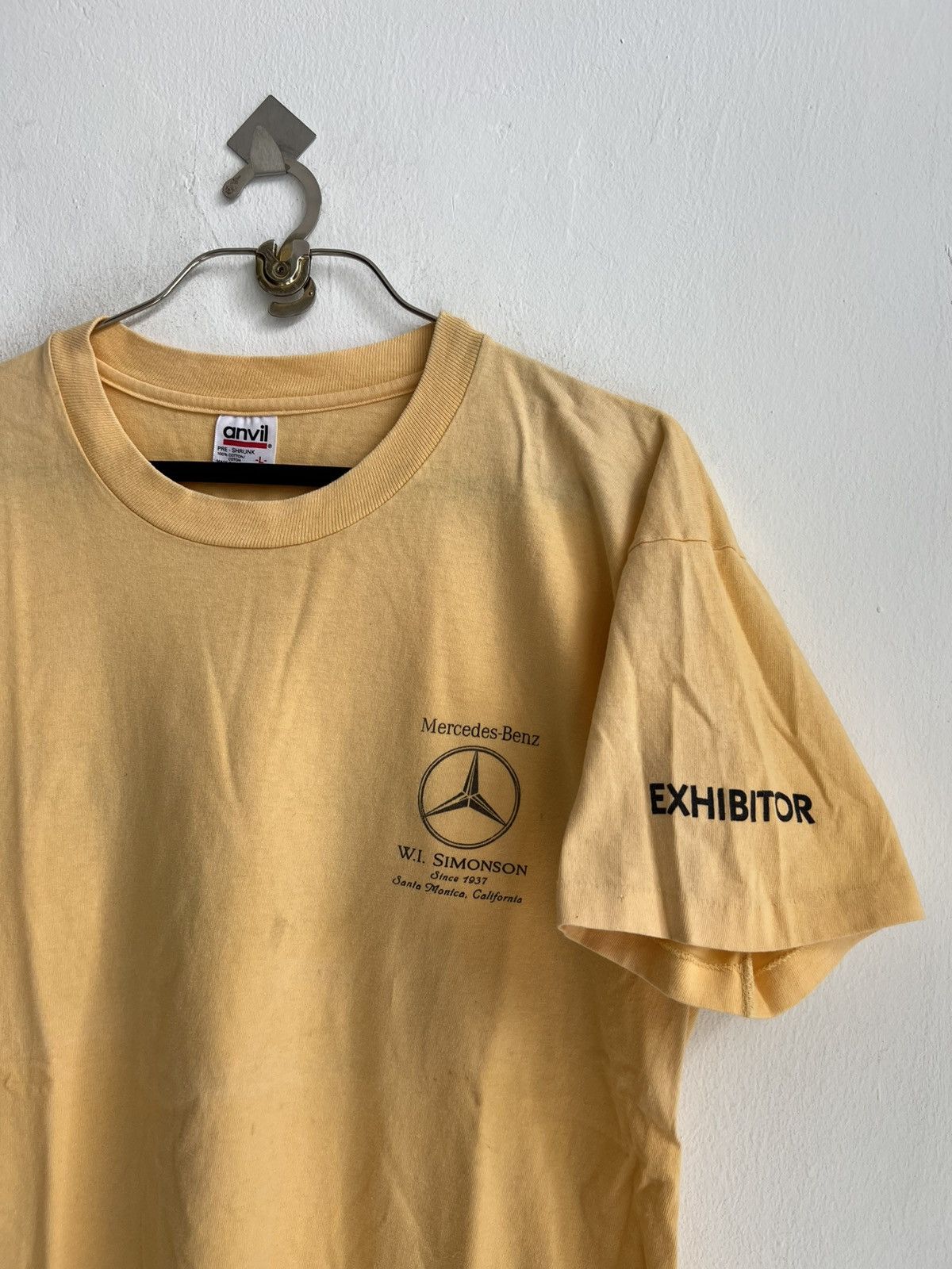 Vintage Vintage 1997 Mercedes Benz Classic Car Show Distressed Tees Size US L / EU 52-54 / 3 - 4 Thumbnail