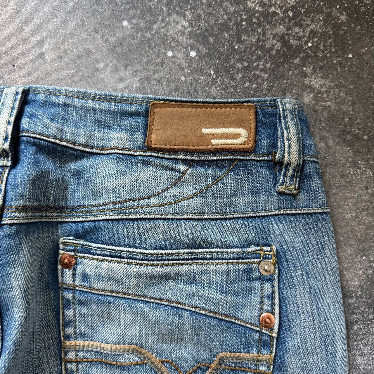 Diesel × Vintage Diesel Vintage Washed Denim Low Rise Jeans Size 29" - 4 Thumbnail