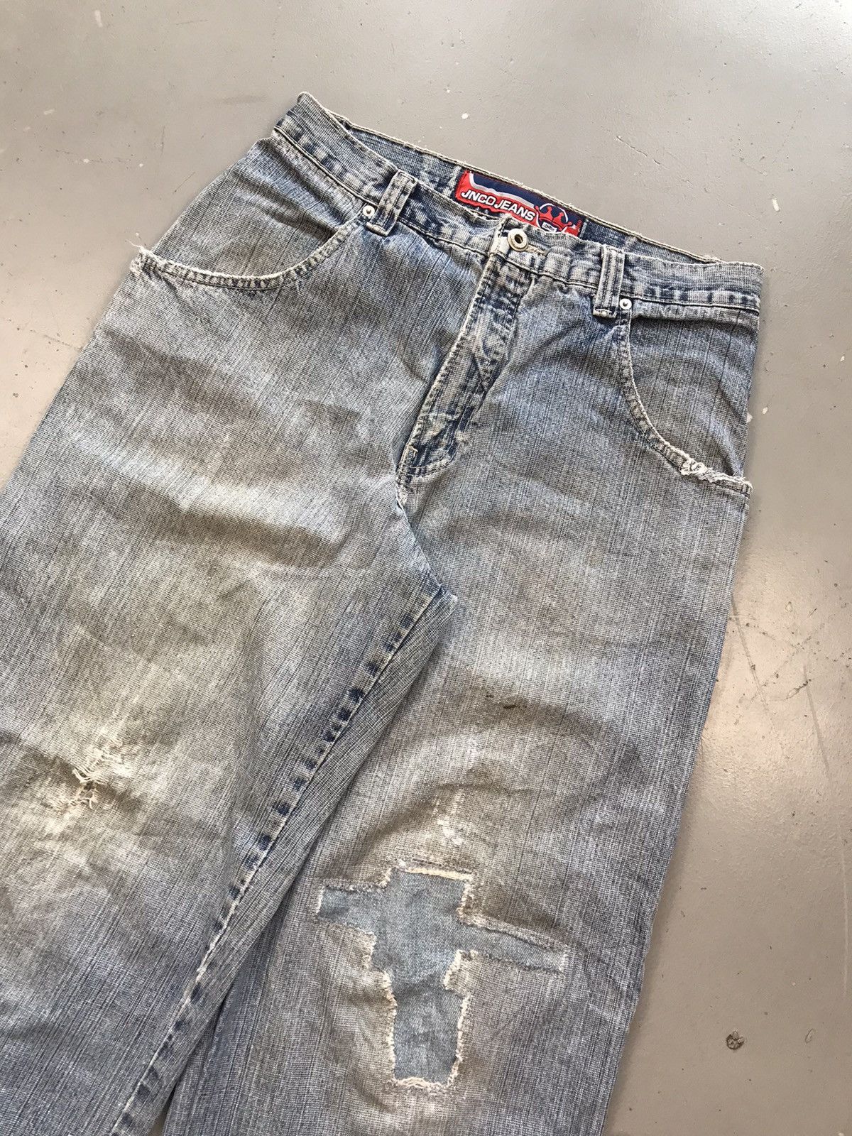 JNCO × Vintage Vintage Jnco distressed loose fit denim Size US 32 / EU 48 - 7 Thumbnail