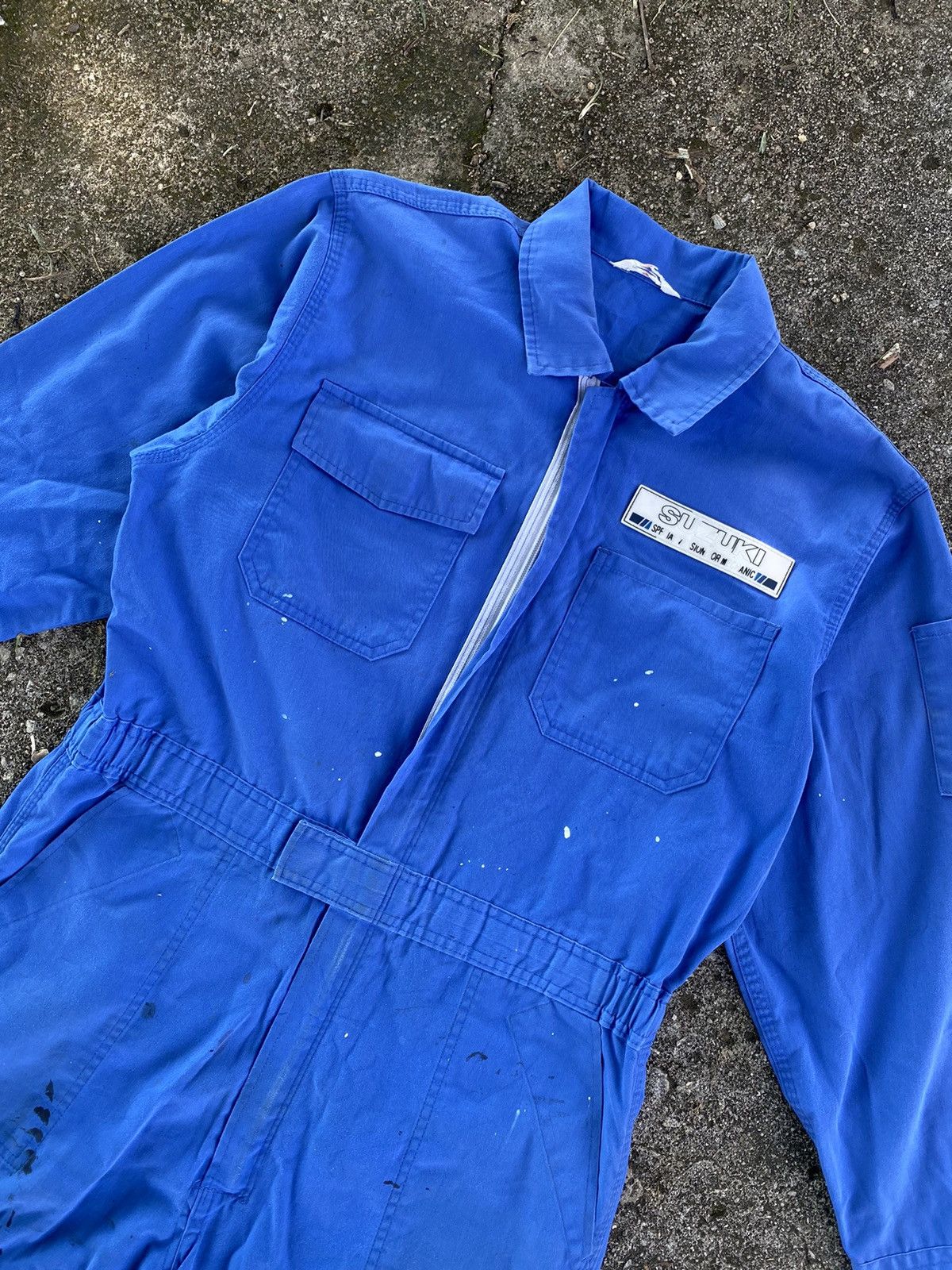 Vintage Vintage Distressed Suzuki Jumpsuit Size US 37 - 1 Thumbnail