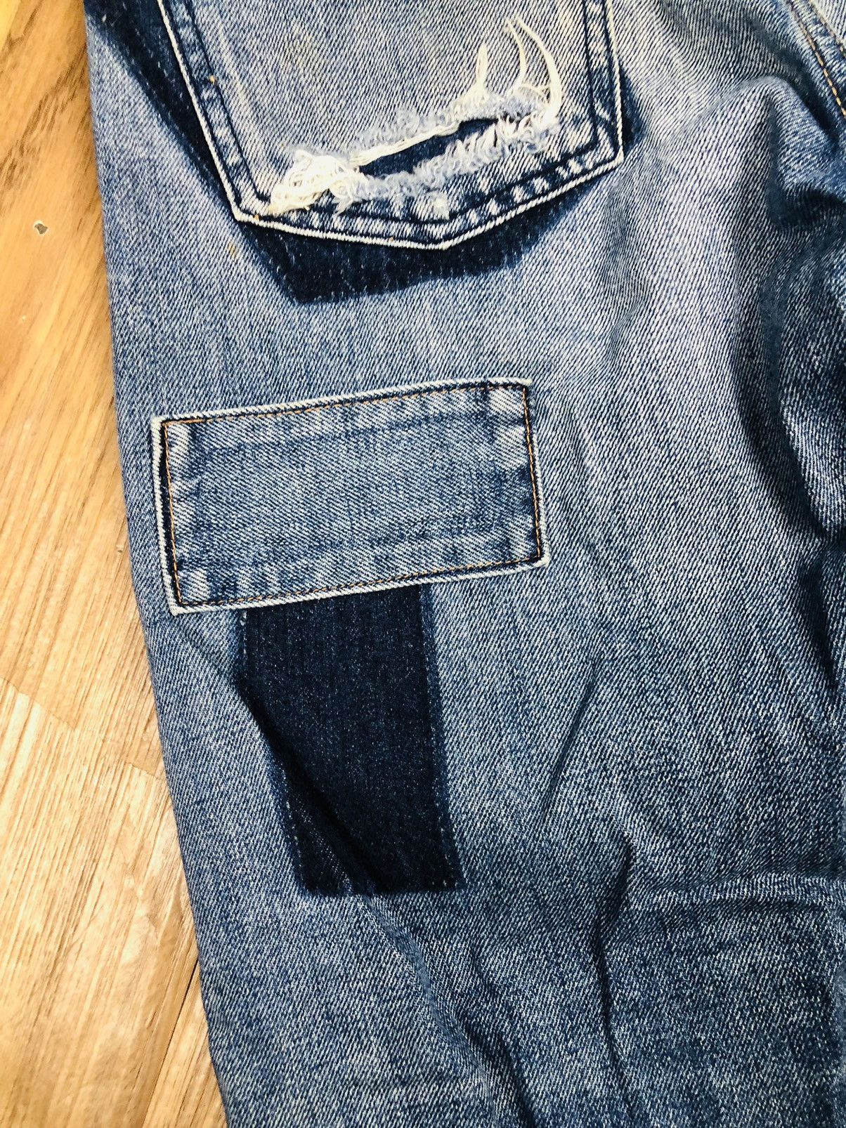 MOUSSY MOUSSY VINTAGE PATCHWORK DENIM (40) Size 25" / US 0 / IT 36 - 18 Thumbnail