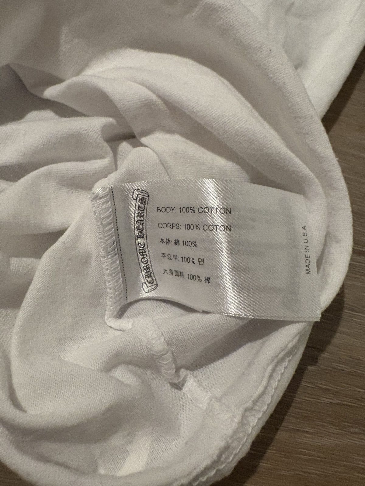 Chrome Hearts Chrome Hearts White T-Shirt Size US S / EU 44-46 / 1 - 4 Thumbnail