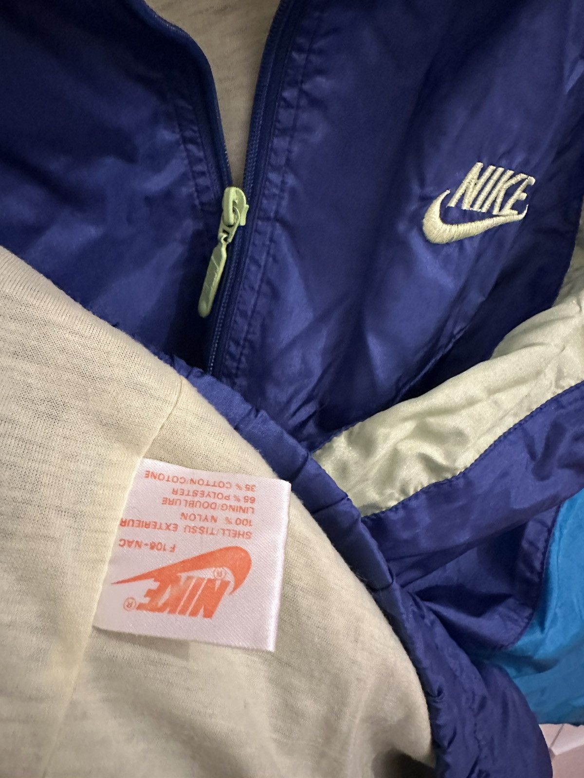Nike Nike Air Jacke Windbreaker Size L Retro Vintage Track Size US L / EU 52-54 / 3 - 10 Thumbnail