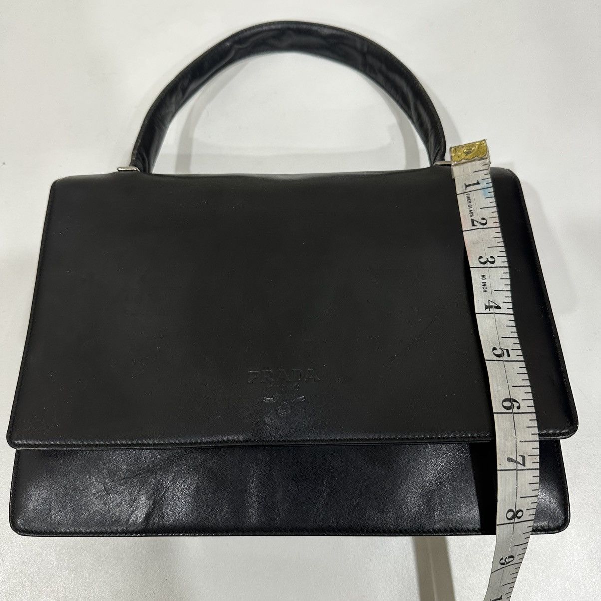 Prada PRADA VITELLO RE-EDITION 1995 TOP HANDLE BAG Size ONE SIZE - 12 Thumbnail