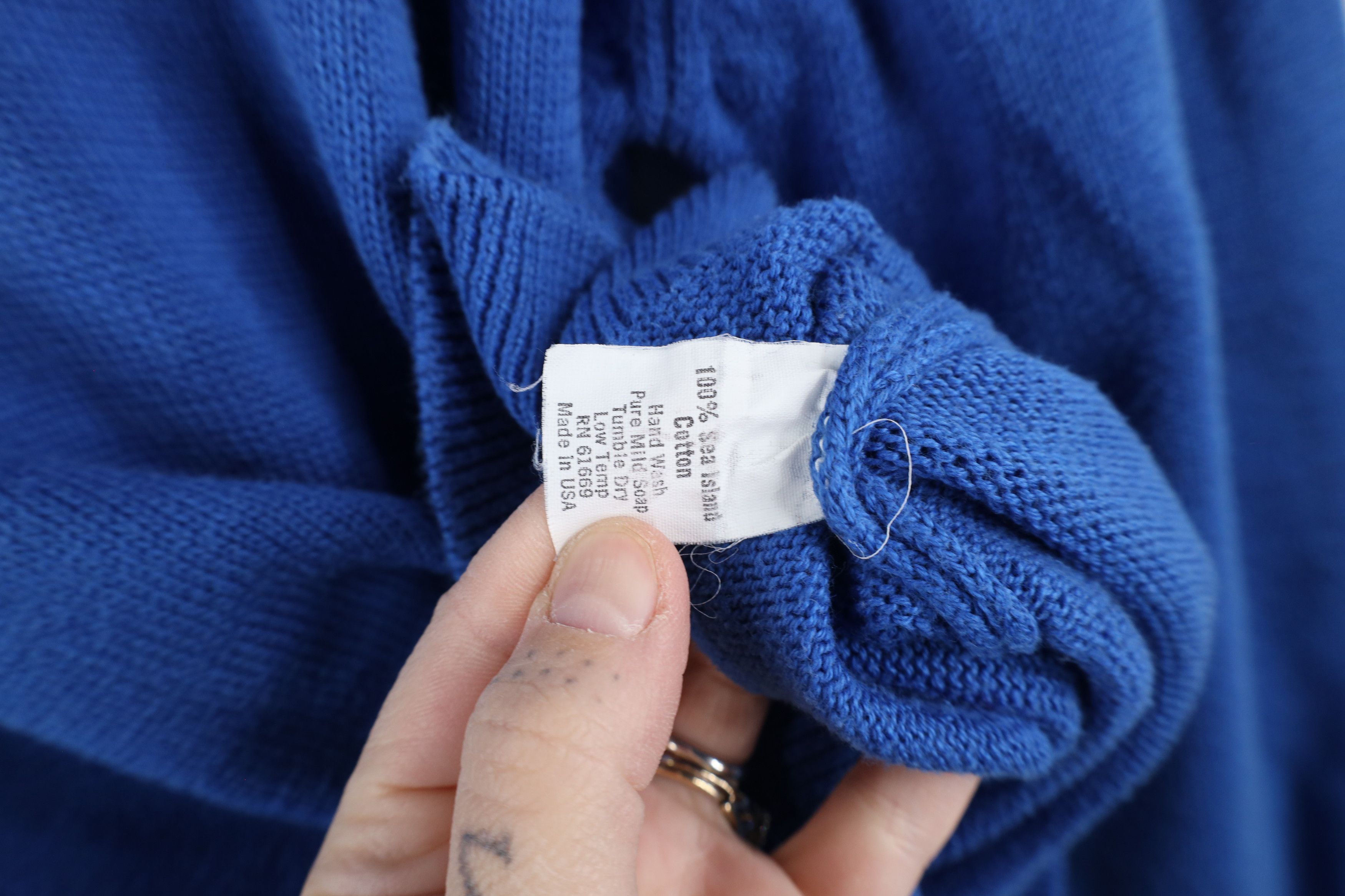 Vintage Vintage 90s Streetwear Sea Island Cotton Knit Sweater USA Size US M / EU 48-50 / 2 - 6 Thumbnail