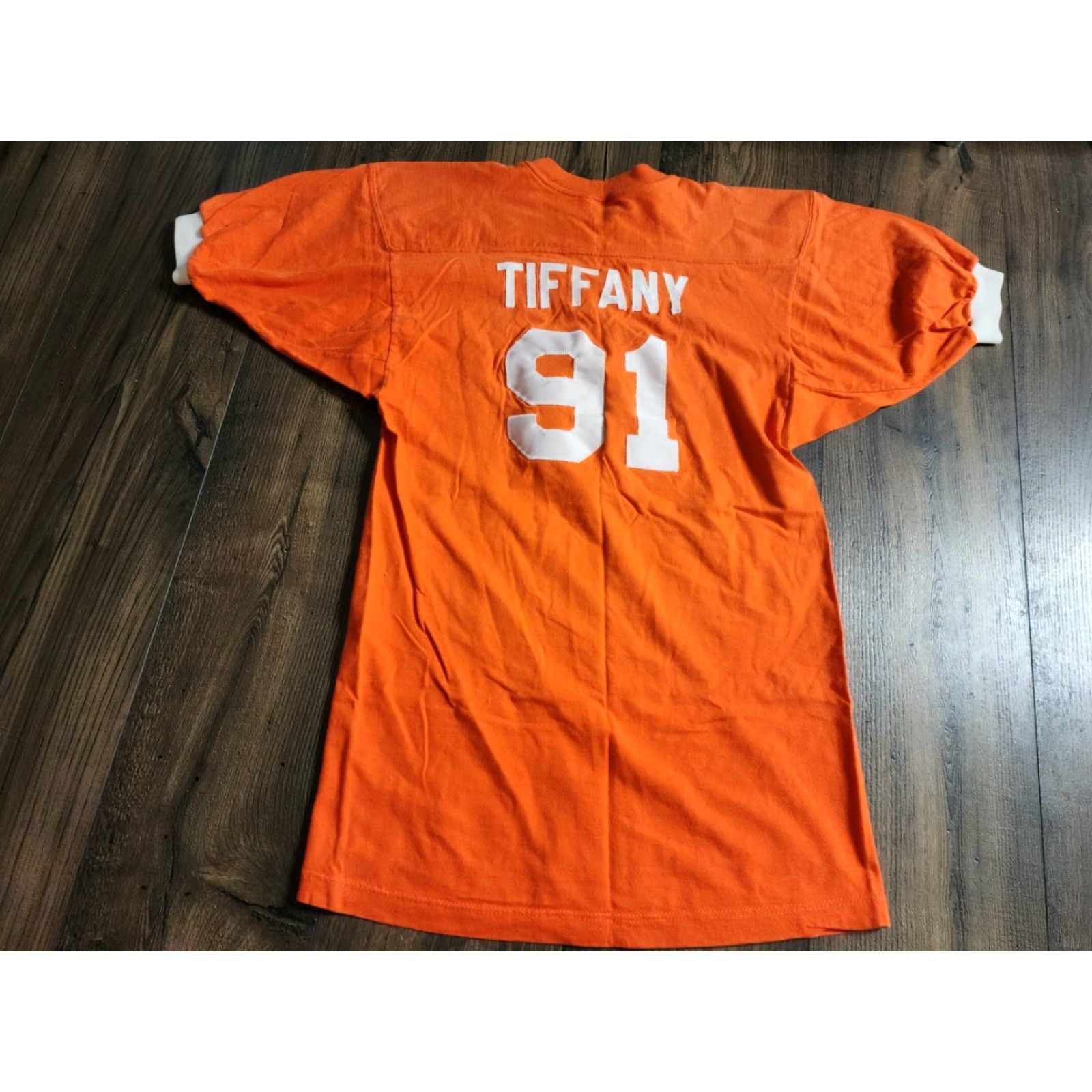 Russell Athletic VINTAGE Russell Athletic T-Shirt Mens M Football Jersey Cotton Orange 70s 80s College University Athletic Logo Size US M / EU 48-50 / 2 - 2 Thumbnail