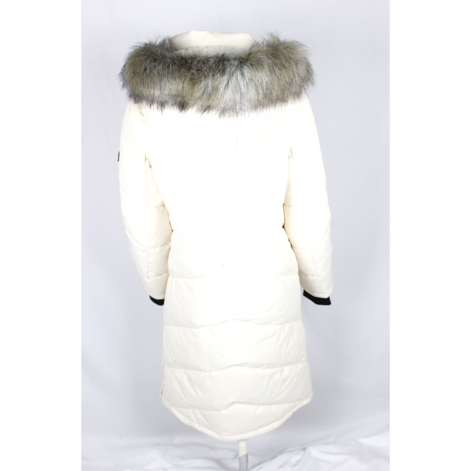 Vintage VINTAGE ROXY Women's Ellie Waterproof Long Jacket Coat Dry Flight 5K Small Dirt Marks Ivory 90s/Outdoor/Winter Womens Size S / US 4 / IT 40 - 4 Thumbnail
