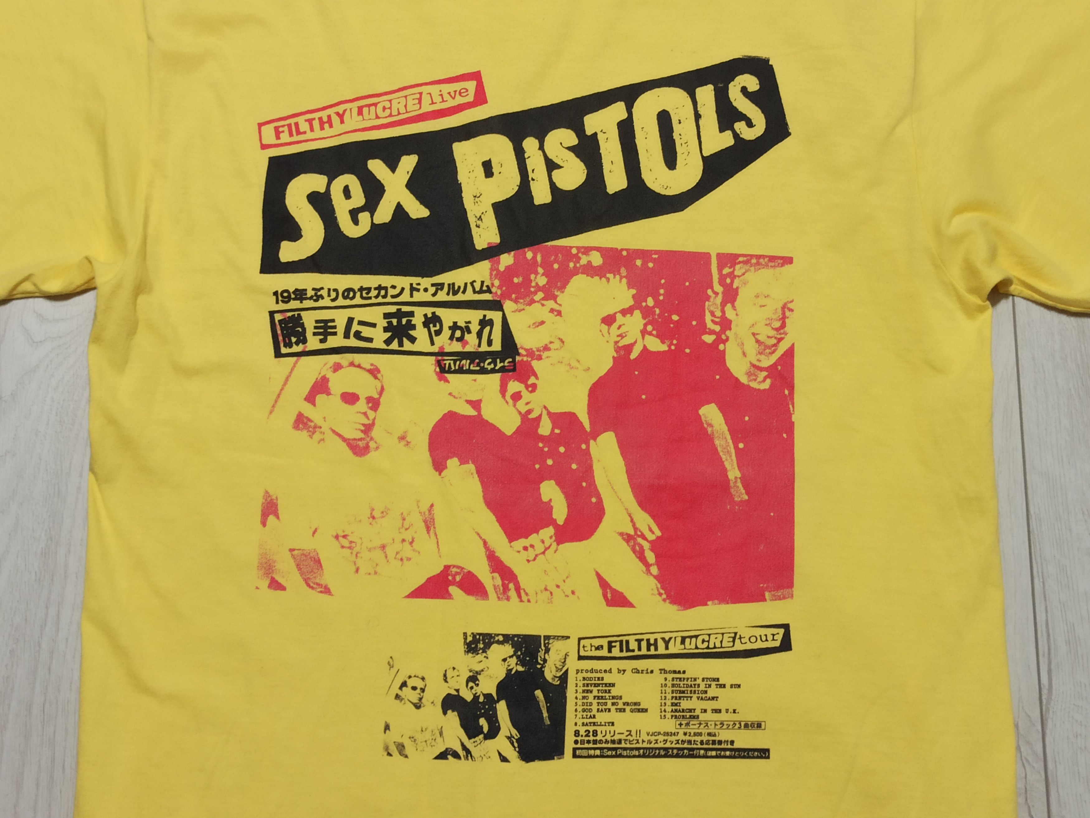 Band Tees Sex Pistols Japan Tour T Shirt | Grailed