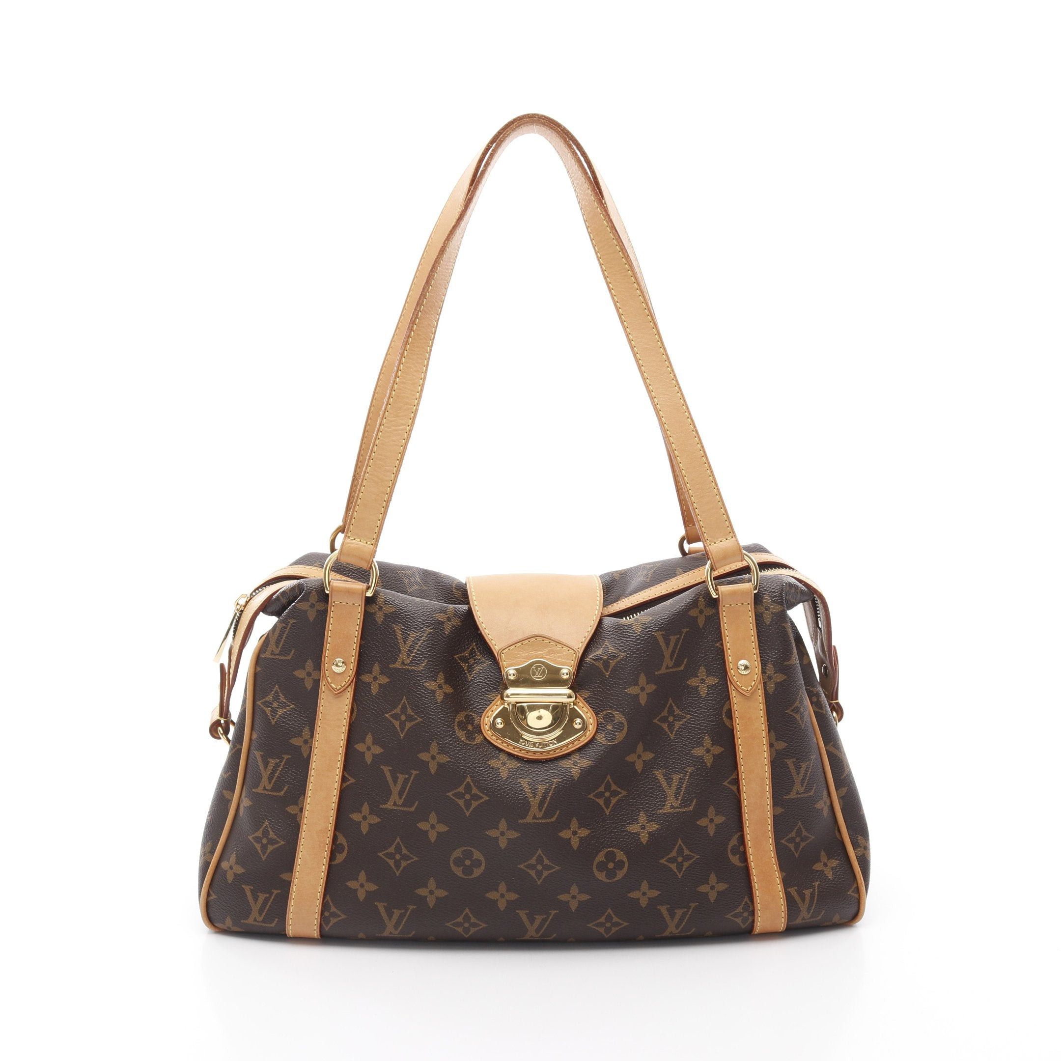 Louis Vuitton Louis Vuitton Stresa Pm Monogram Shoulder Bag Leather Brown Size ONE SIZE - 1 Thumbnail