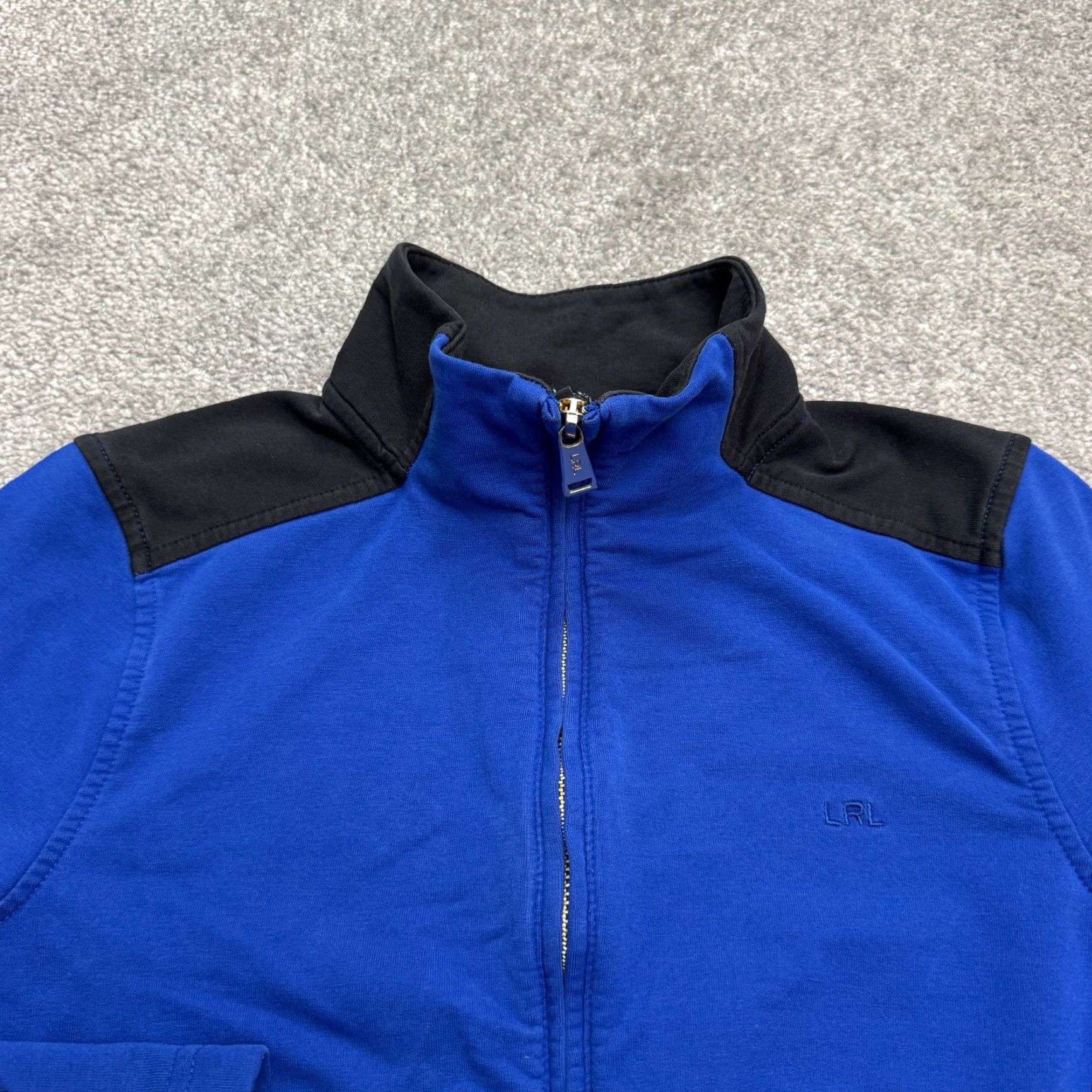 Ralph Lauren Lauren Ralph Lauren Women's Jacket Medium Blue Black Full Zip Casual All Seasons Vintage No Size M / US 6-8 / IT 42-44 - 3 Thumbnail