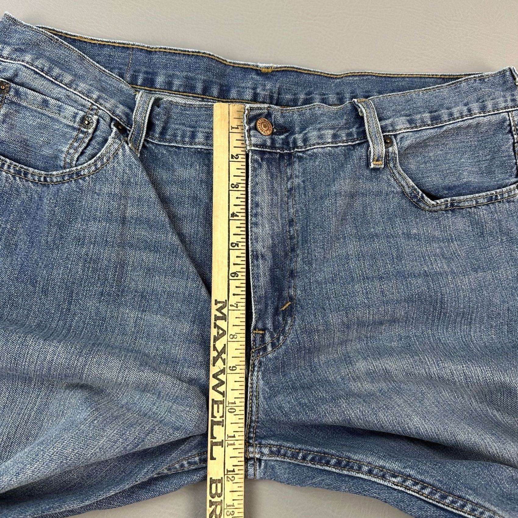 Levi's Levi's 569 Jeans Mens 36x34 38x34 Medium Wash Loose Straight Fit Skate Casual Jeans Size US 36 / EU 52 - 5 Thumbnail