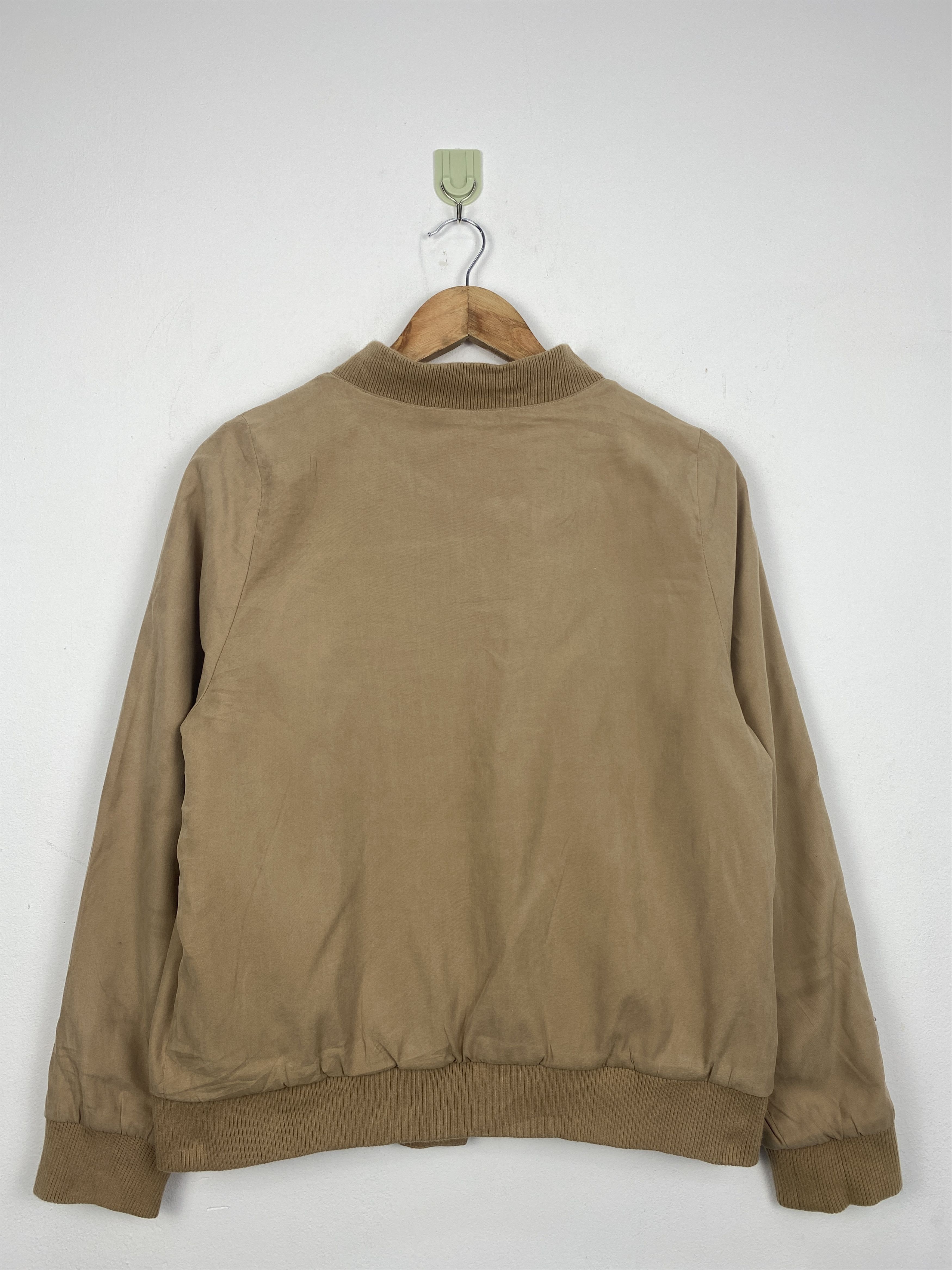 Olive Vintage Olive Reversible Button Up Bomber Varsity Jacket Size US M / EU 48-50 / 2 - 8 Thumbnail