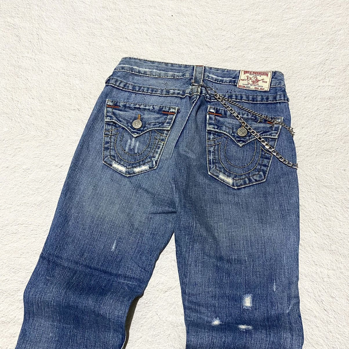 True Religion 🔥RARE🔥 Vintage 2000s True Religion Flared Jeans Size 25" / US 0 / IT 36 - 2 Thumbnail
