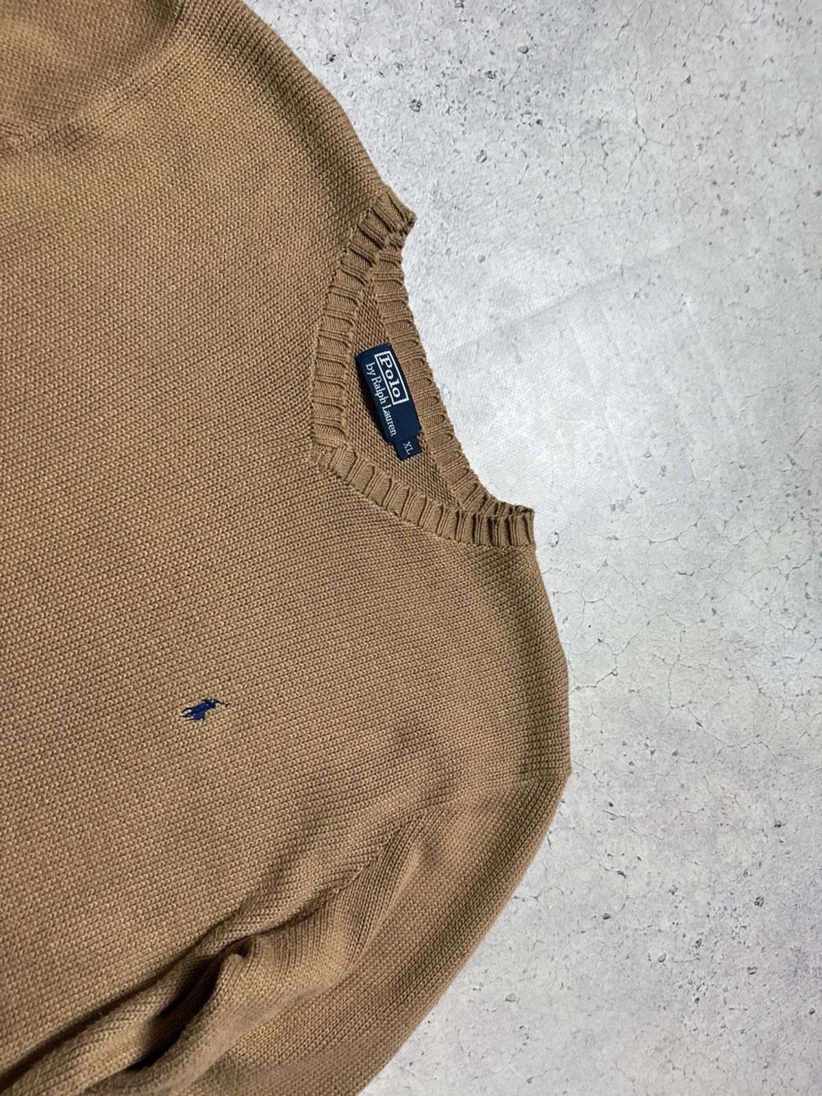 Polo Ralph Lauren Polo Ralph Lauren Vintage 90’s Brown Knitted Sweater Size XL Size US XL / EU 56 / 4 - 4 Thumbnail