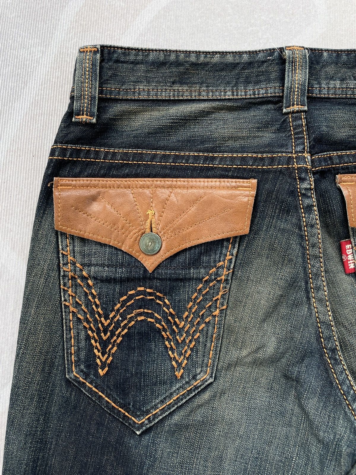 Edwin × Japanese Brand Edwin 431 XVS Jeans (LG158) Size US 30 / EU 46 - 12 Thumbnail