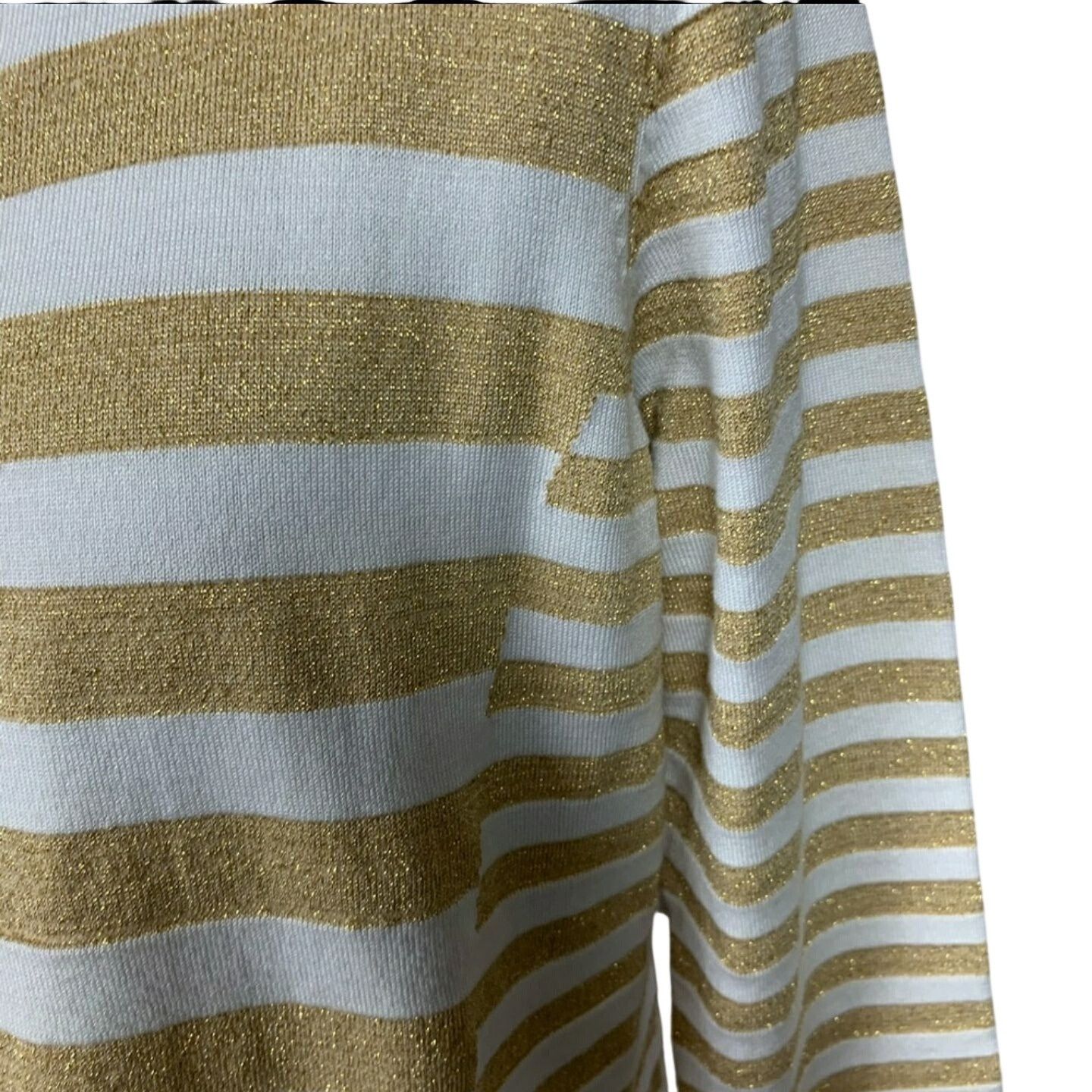 Other Belldini Striped Metallic Cardigan Jacket Plus XXL Gold Full Size XXL / US 16-18 / IT 52-54 - 7 Thumbnail