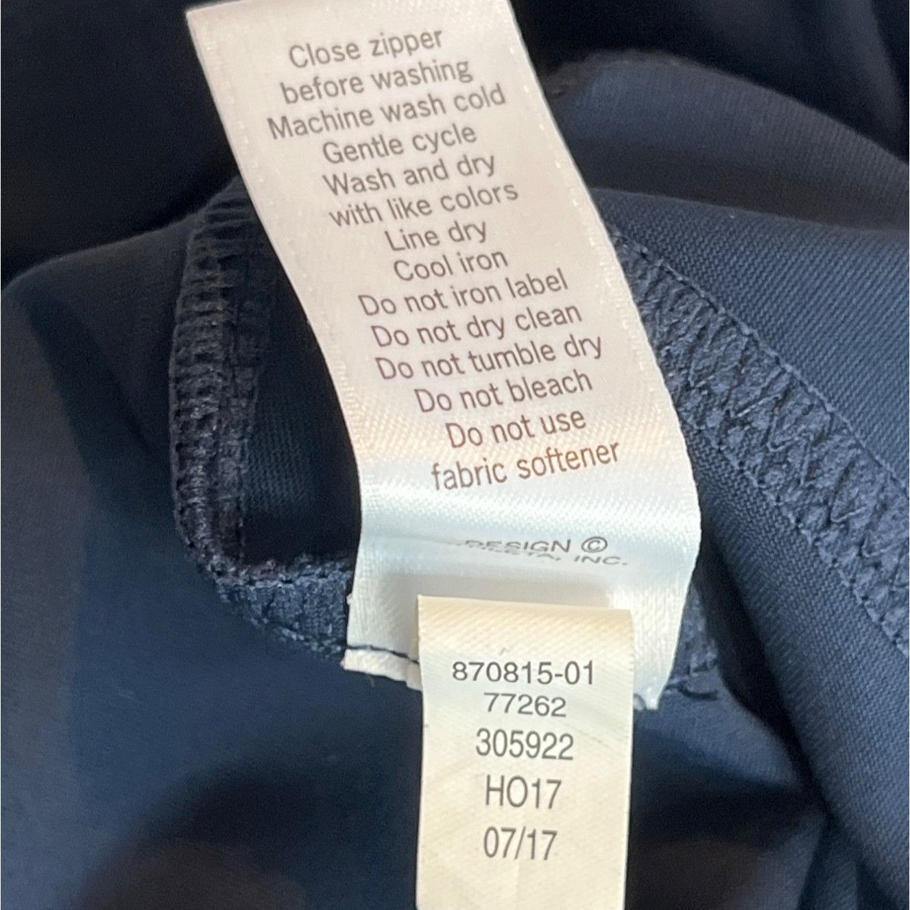 Athleta Athleta Womens Slim Fit Navy Pants Small 86u Size 30" / US 8 / IT 44 - 7 Thumbnail