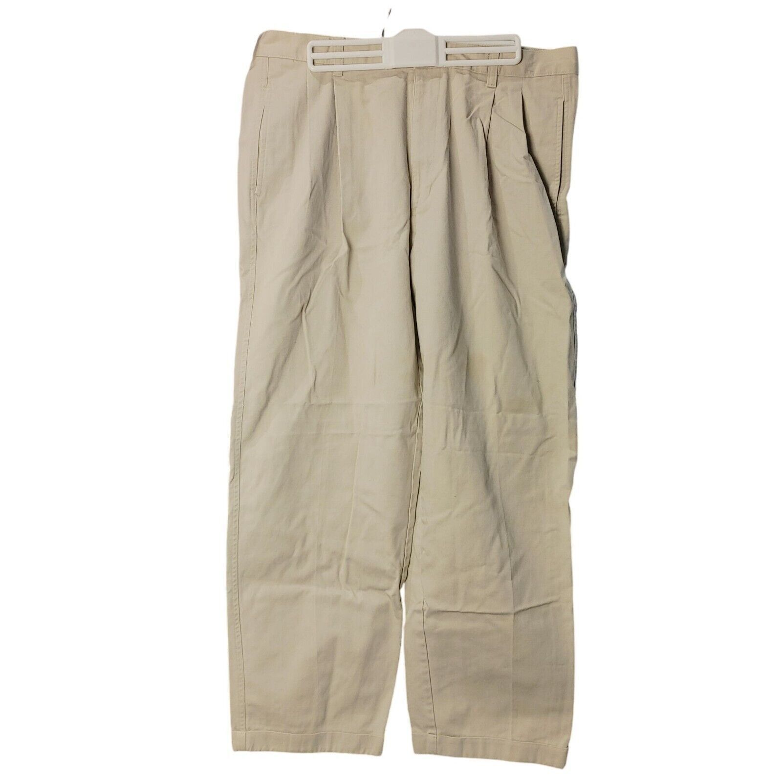 Other Ralph Lauren Chaps Men's Beige Flat Front Straight Leg Pants Size US 36 / EU 52 - 1 Thumbnail