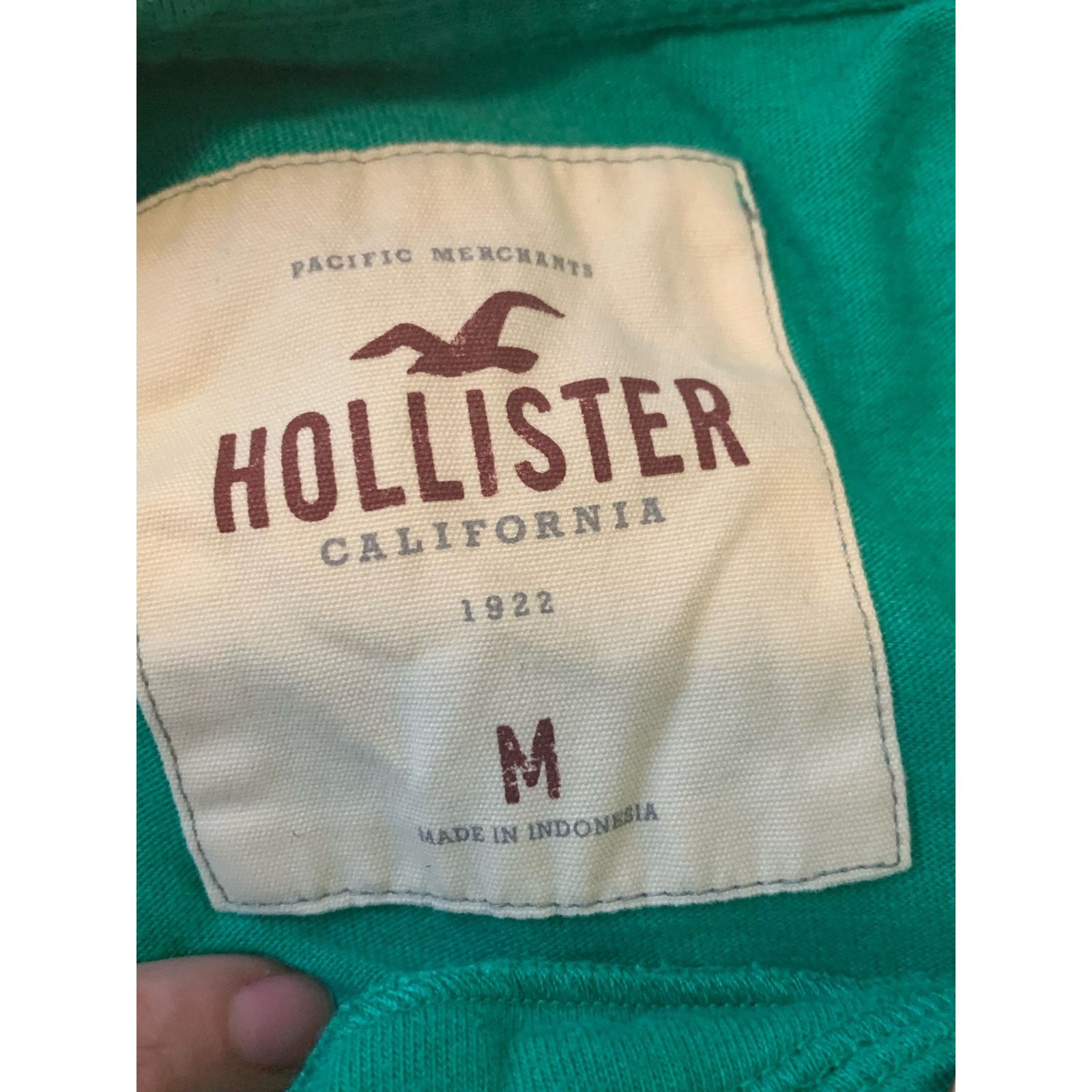 Hollister Hollister Green Short Sleeves T-Shirt Size M Size US M / EU 48-50 / 2 - 3 Thumbnail