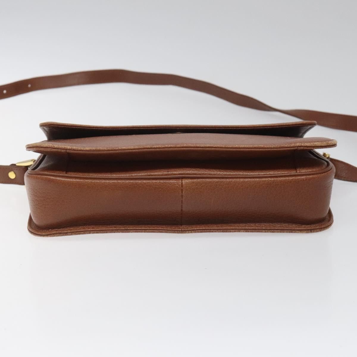 Burberry Burberry Shoulder Bag Leather Brown Gold Size ONE SIZE - 5 Thumbnail