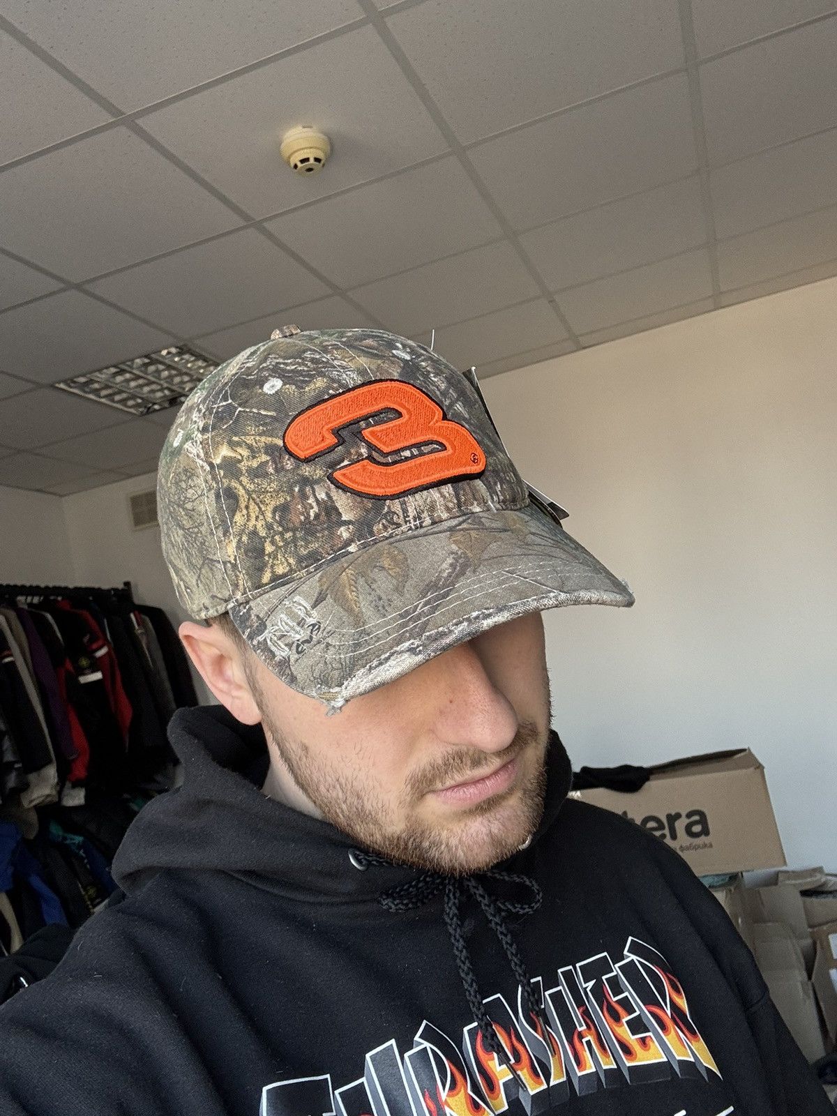 Vintage Camo 🌳Rare Real Tree blue cap hype racing hat Size ONE SIZE - 2 Thumbnail