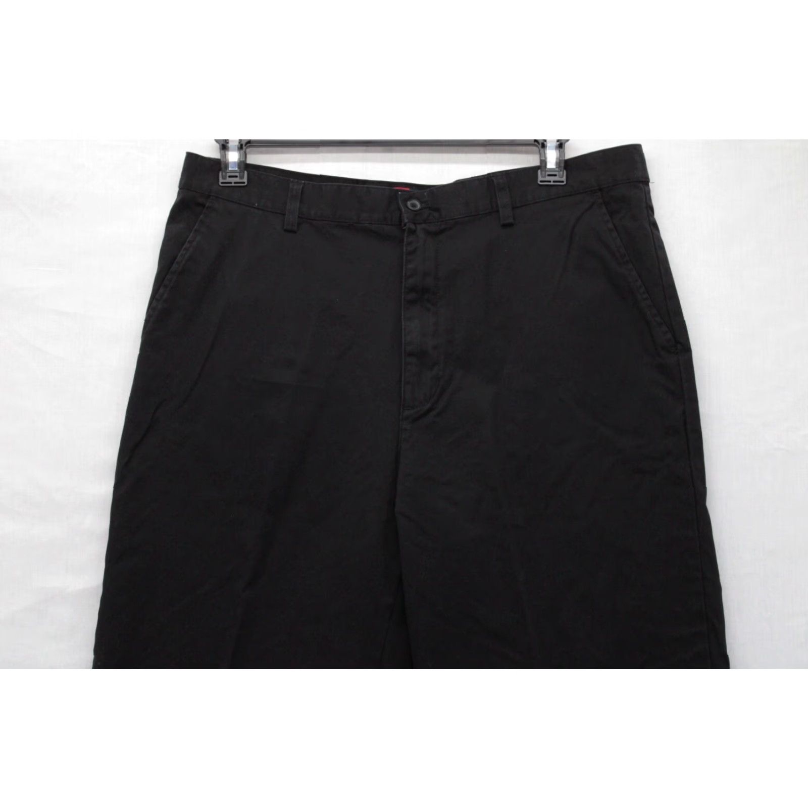 Chaps Chaps By Ralph Lauren Pants Men's 38 Black Flat Front Stright Leg Cotton Size US 38 / EU 54 - 3 Thumbnail