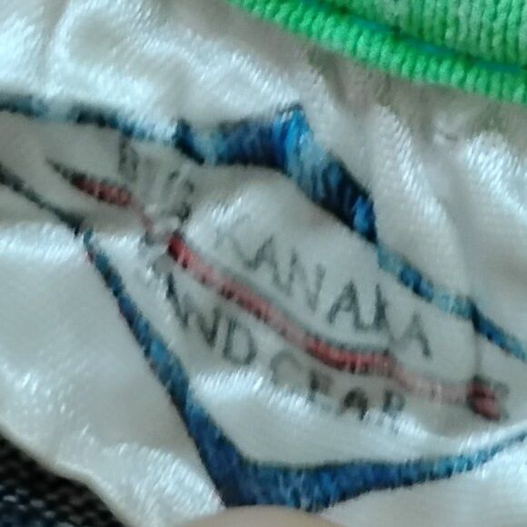 Other Vintage 90s Big Kanaka Island Gear Striped Neon T-Shirt Size US XXL / EU 58 / 5 - 4 Thumbnail